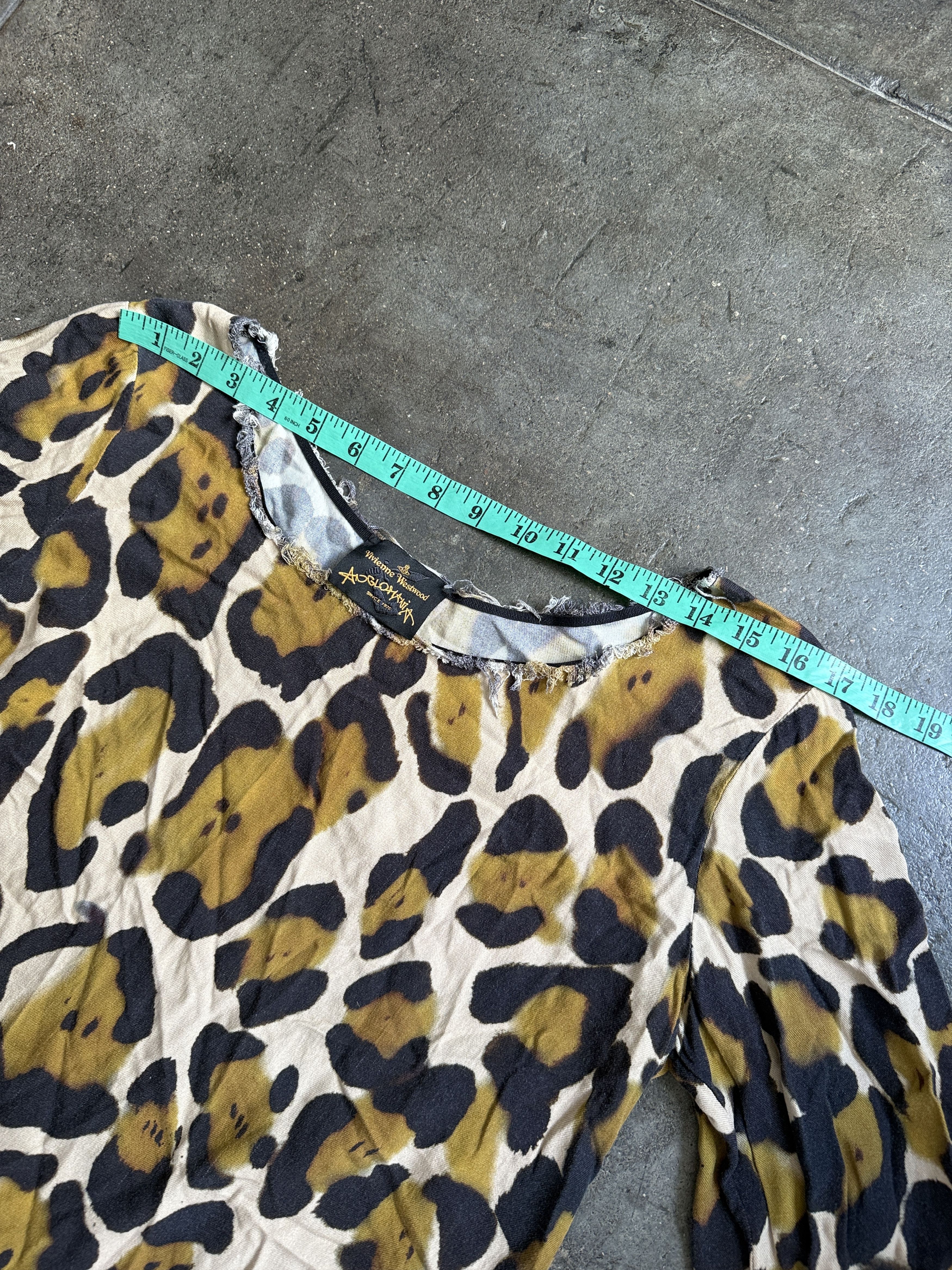 Vivienne Westwood Anglomania 2017 Viscose Leopard Longsleeve Shirt Size M / US 6-8 / IT 42-44 - 8 Thumbnail