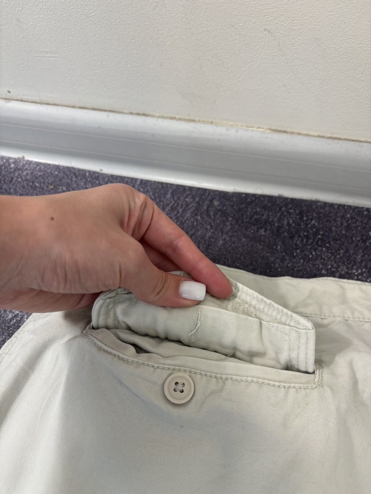 Izod Vintage IZOD 2000s Wide-Leg Utility Hype Baggy Cargo Shorts Size US 38 / EU 54 - 19 Thumbnail