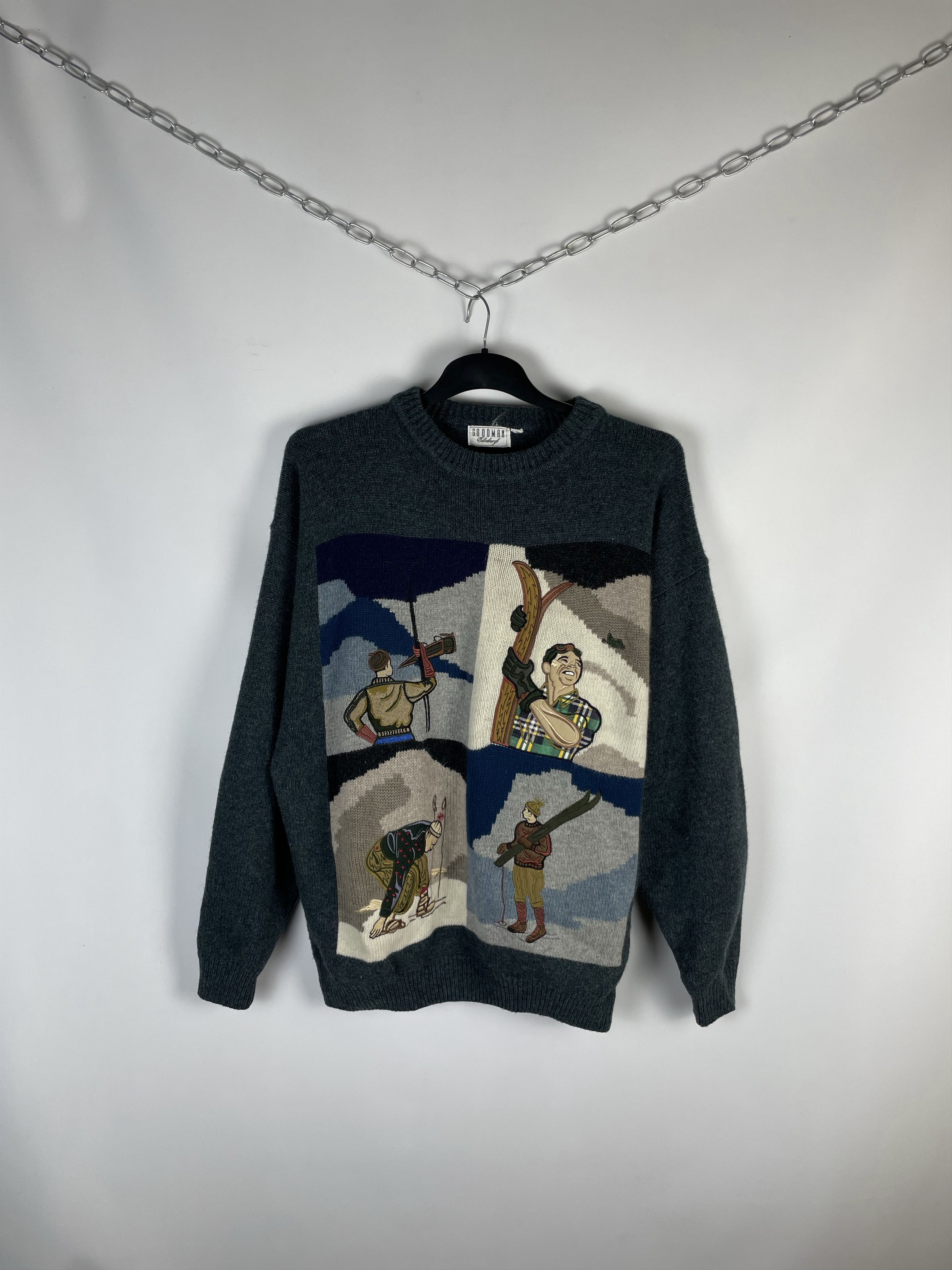 Other Vintage 90s Sweaters Size US XL / EU 56 / 4 - 1 Thumbnail