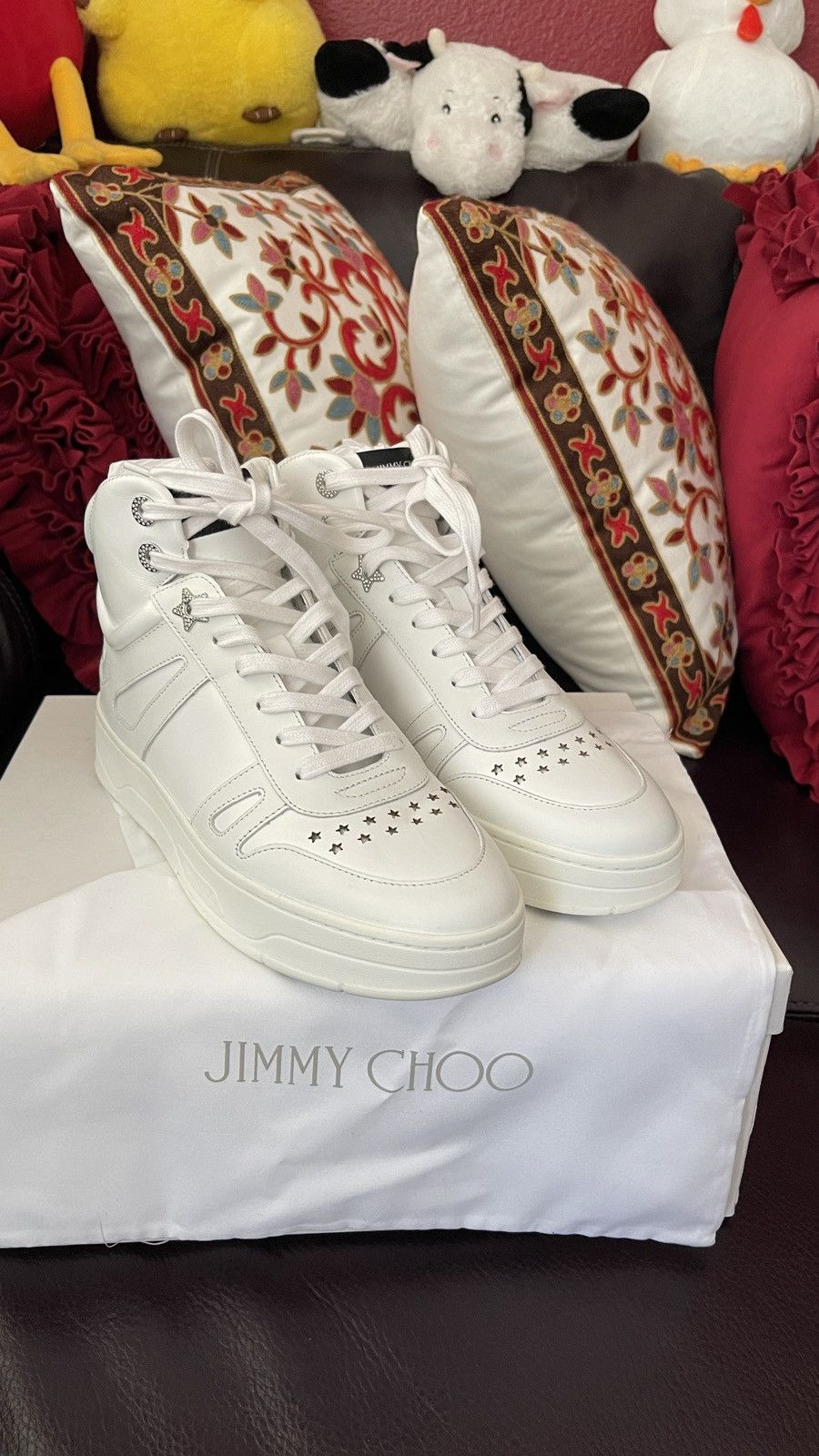 Jimmy Choo Jimmy Choo Hawaii low-top sneakers size 39 (8.5) brand new Size US 8.5 / IT 38.5 - 5 Thumbnail