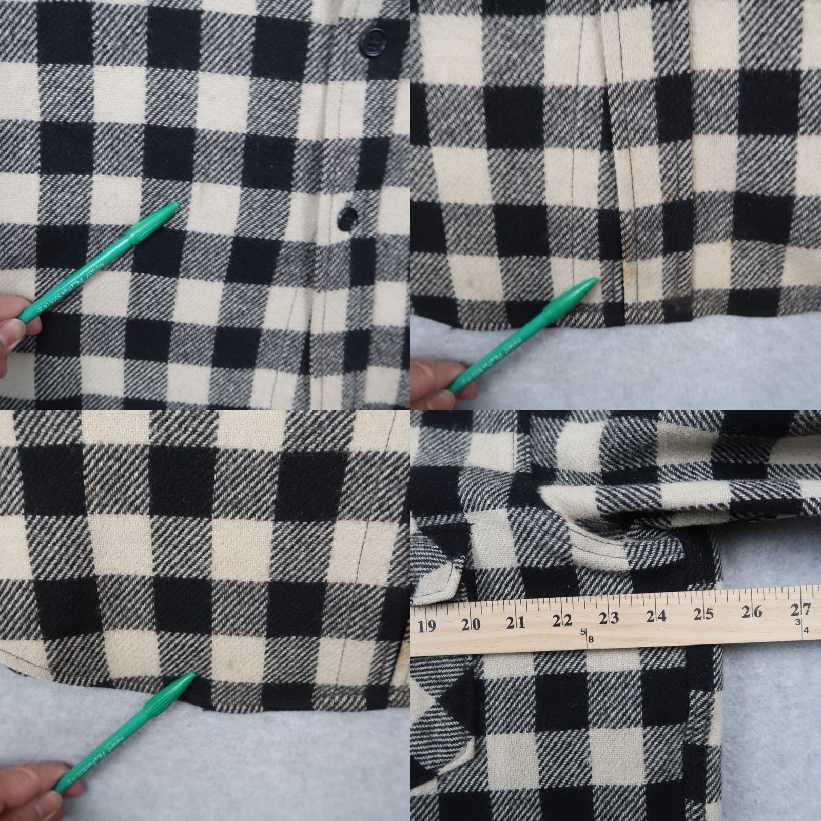 Vintage VINTAGE L.L.Bean Old Friends Buffalo Plaid Flannel Shirt Mens XL Wool USA Made Size US XL / EU 56 / 4 - 8 Thumbnail