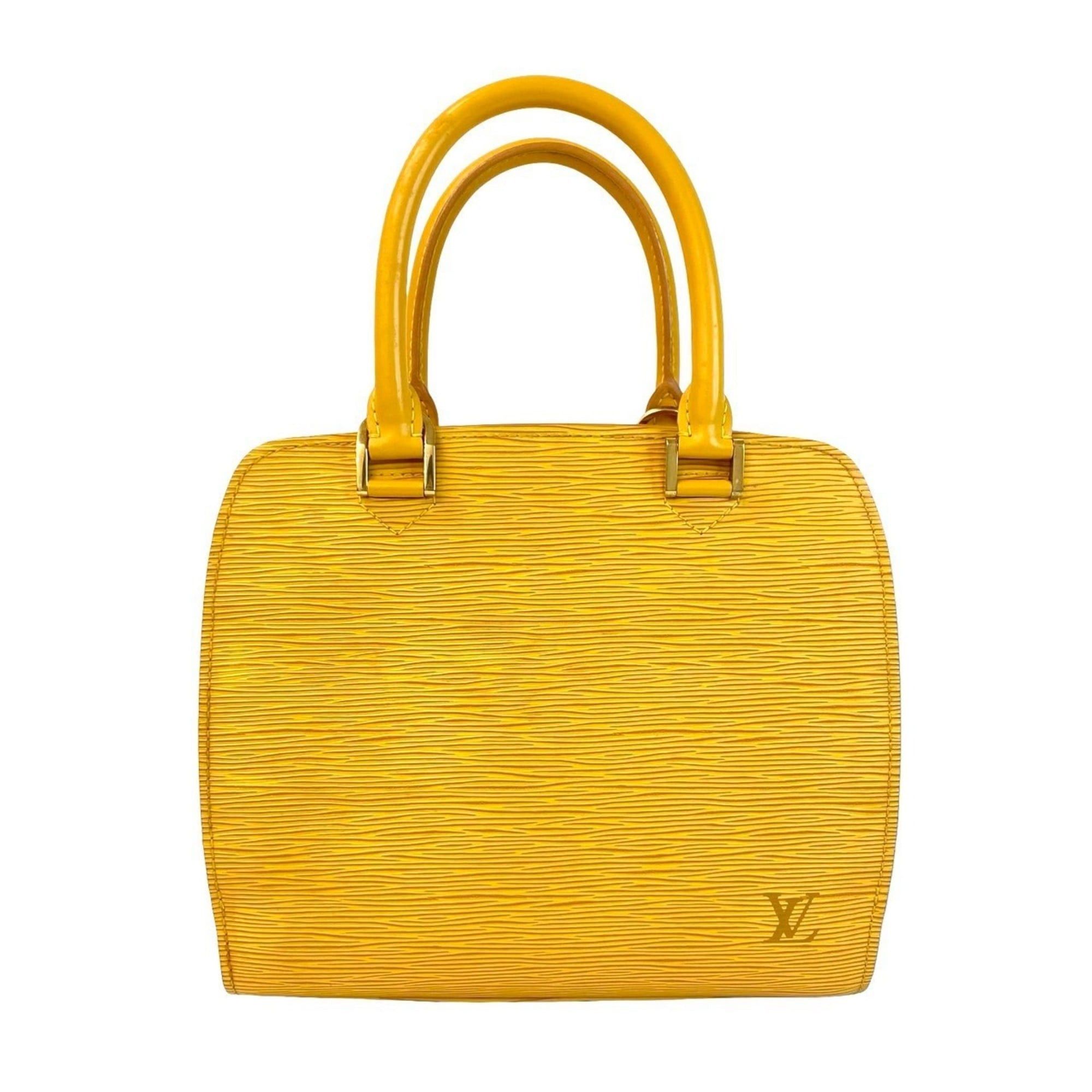 LOUIS VUITTON Pont Neuf Epi Leather Handbag in Tassili Yellow 39539