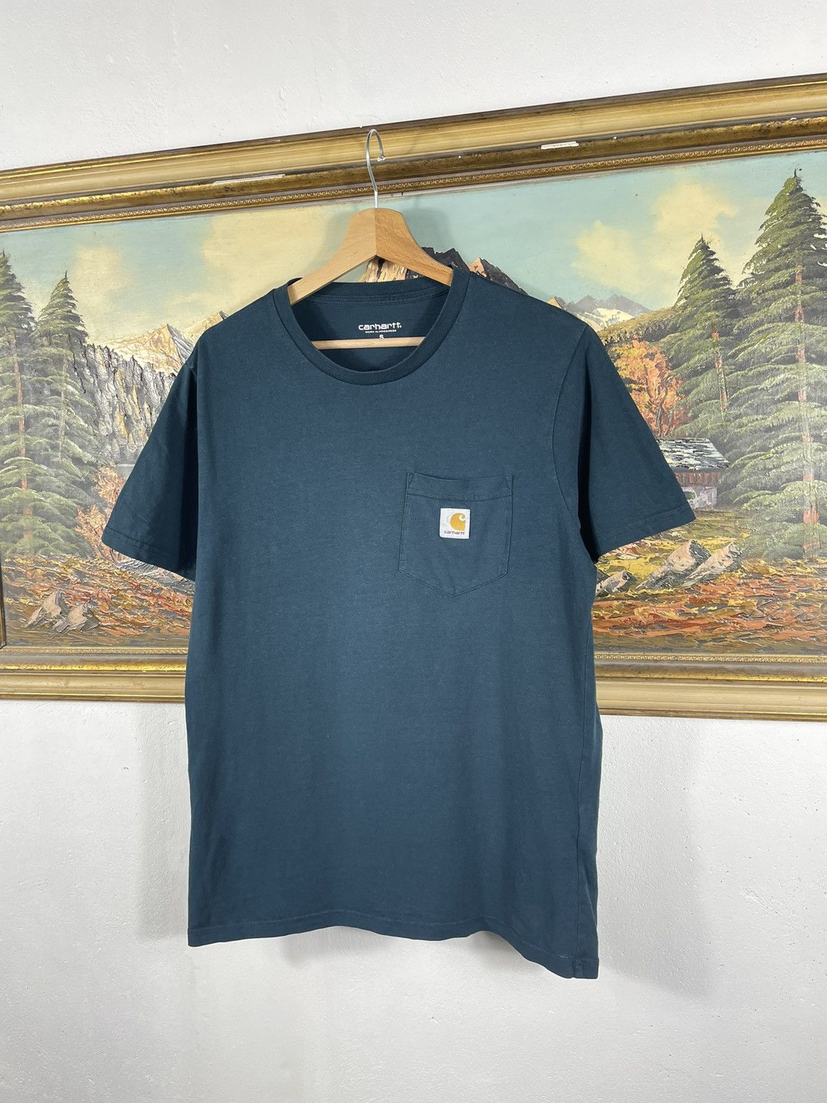 Carhartt Green Carhartt T shirt Tee Mini Logo Pocket Size US S / EU 44-46 / 1 - 2 Thumbnail