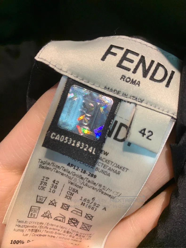 Fendi Fendi Logo-printed reversible goose down jacket Size S / US 4 / IT 40 - 6 Thumbnail