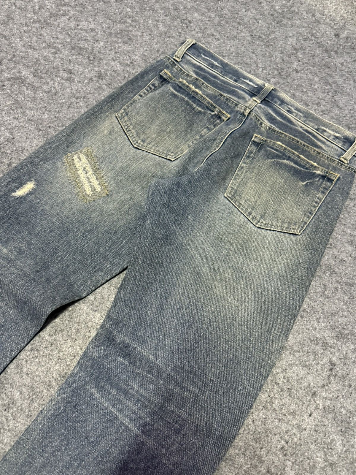 Japanese Brand Distressed Patch Work Japanese Grunge Denim Pants Size US 30 / EU 46 - 11 Thumbnail