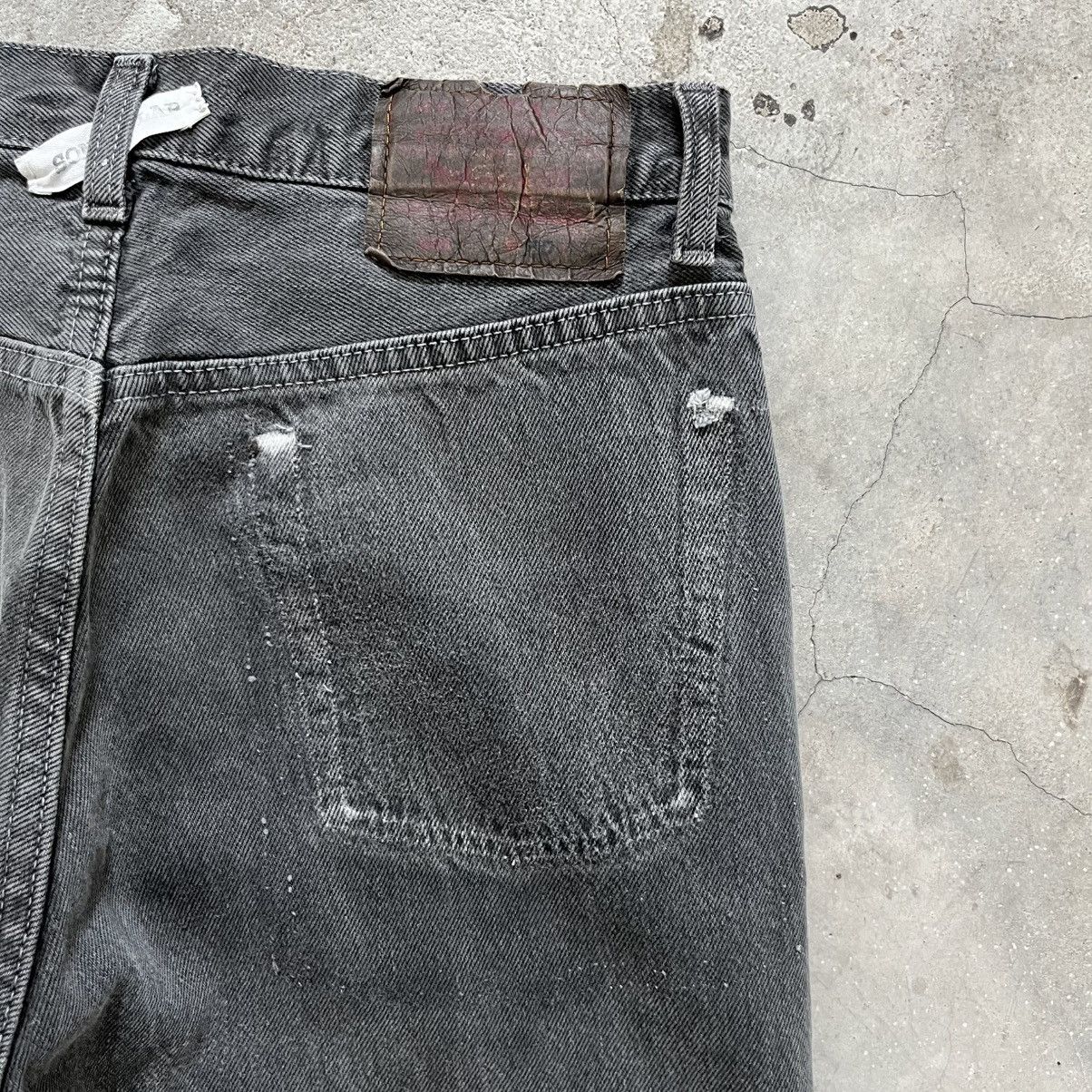 Levi's Vintage Clothing 90s Levi’s 501 Fade Black Sonic Lab Rebuild Slim Jeans Size US 30 / EU 46 - 13 Thumbnail