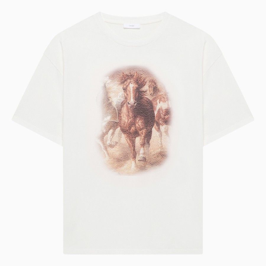 1989 STUDIO o1d2blof1124 Short Sleeve T-Shirt in White Size US M / EU 48-50 / 2 - 1 Thumbnail