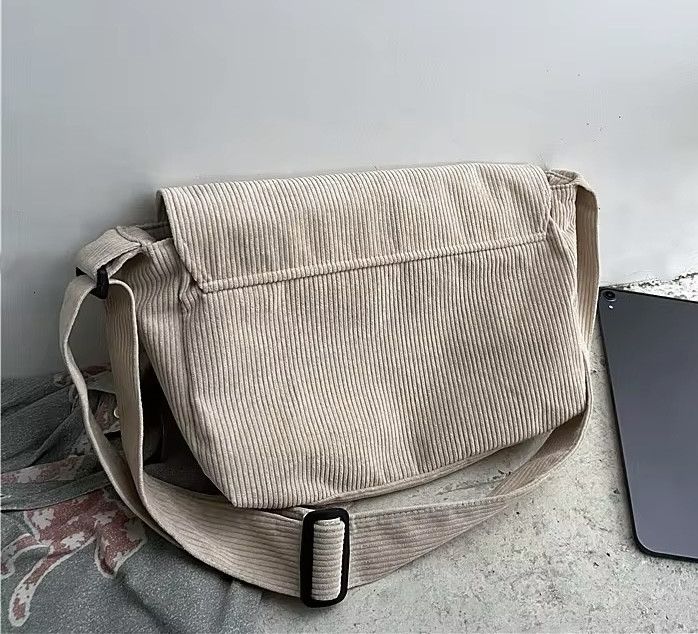 Japanese Brand Preppy Style Canvas Shoulder Bag Size ONE SIZE - 5 Thumbnail