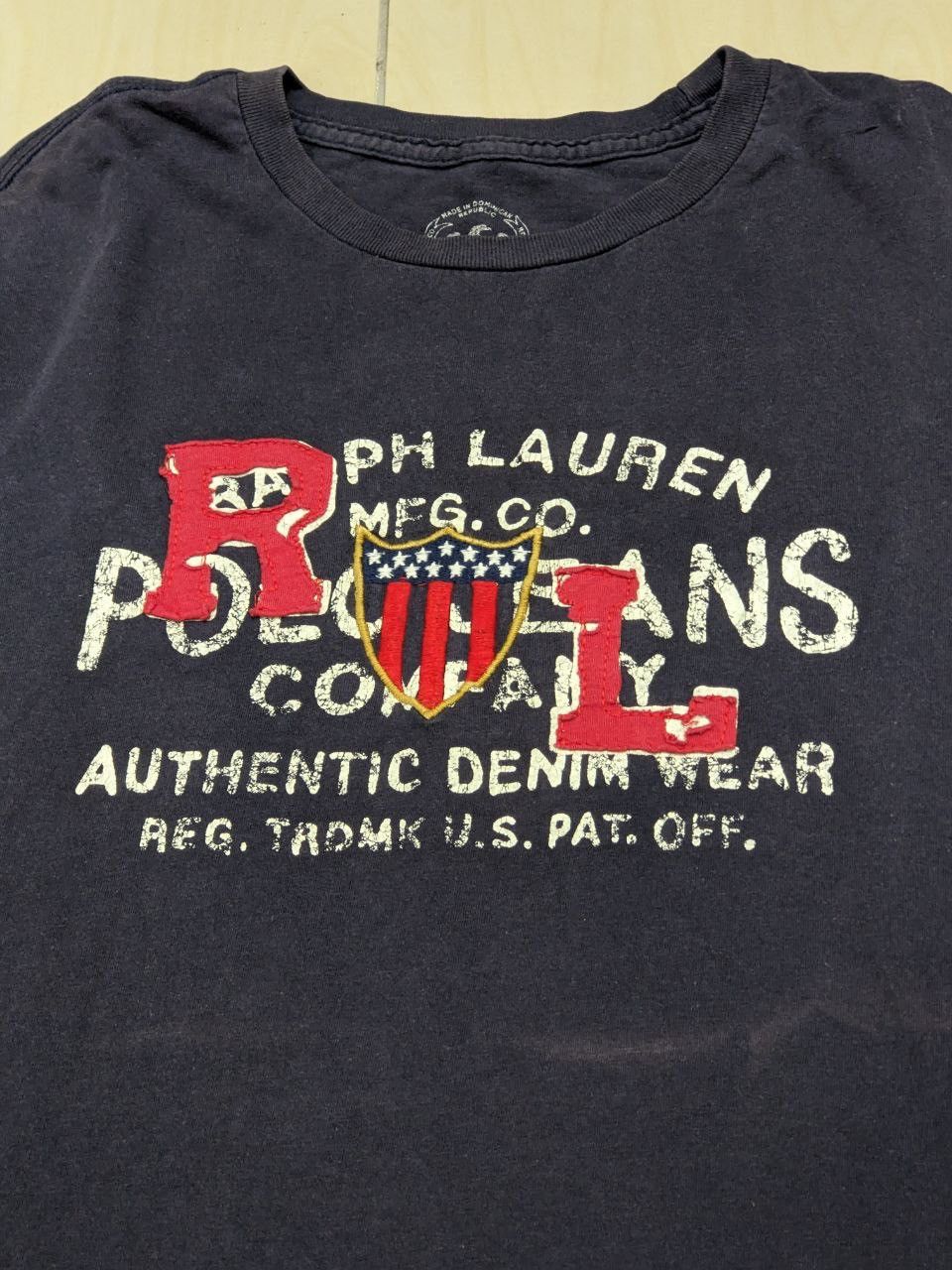 Polo Ralph Lauren POLO RALPH LAUREN EMBROIDERED LOGO DISTRESSED PURPLE SHIRT Size US S / EU 44-46 / 1 - 7 Thumbnail