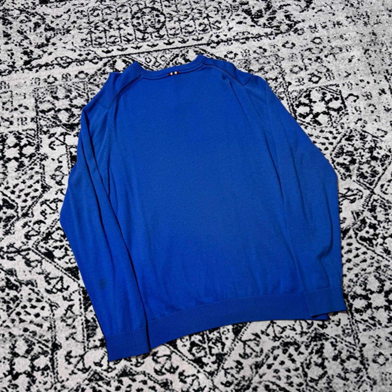 Napapijri × Vintage Vintage Napapijri Blue Wool Sweater Size XL Y2K 90s Hiking Size US XL / EU 56 / 4 - 14 Thumbnail