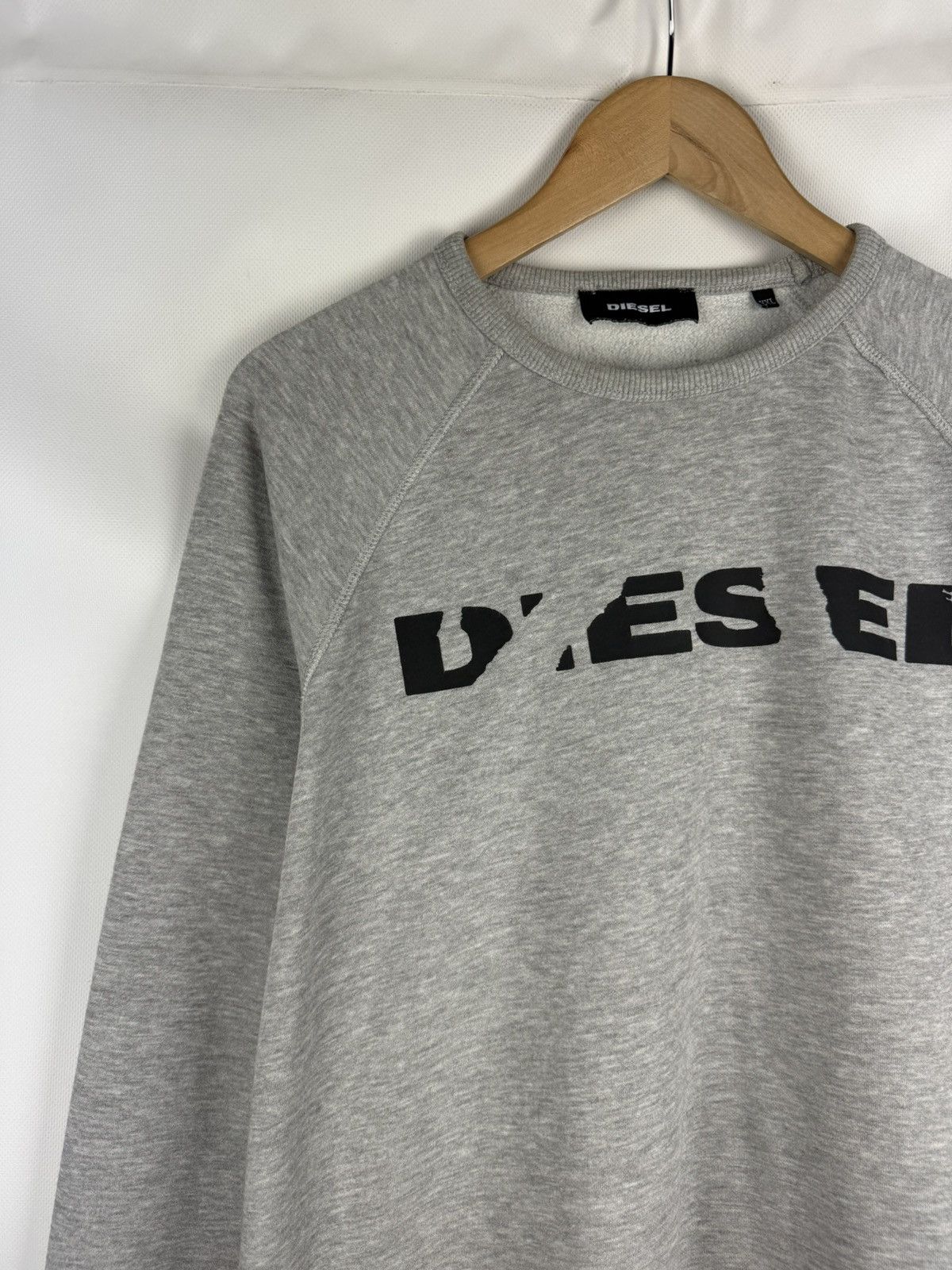 Other Diesel Men’s Big Logo Crewneck Sweatshirt Pullover Size 2XL Size US XXL / EU 58 / 5 - 4 Thumbnail