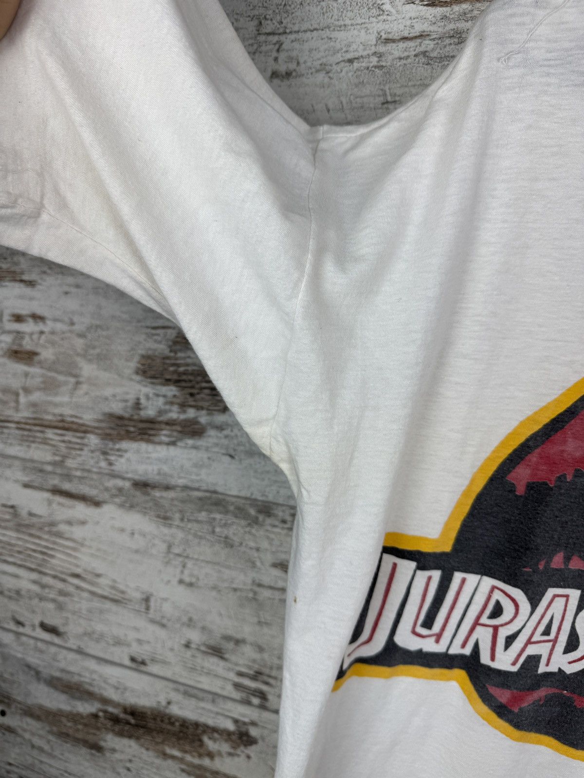 Vintage Jurassic Park 90’s Single Stitch T-shirt Tee Screen Stars Size US L / EU 52-54 / 3 - 3 Thumbnail