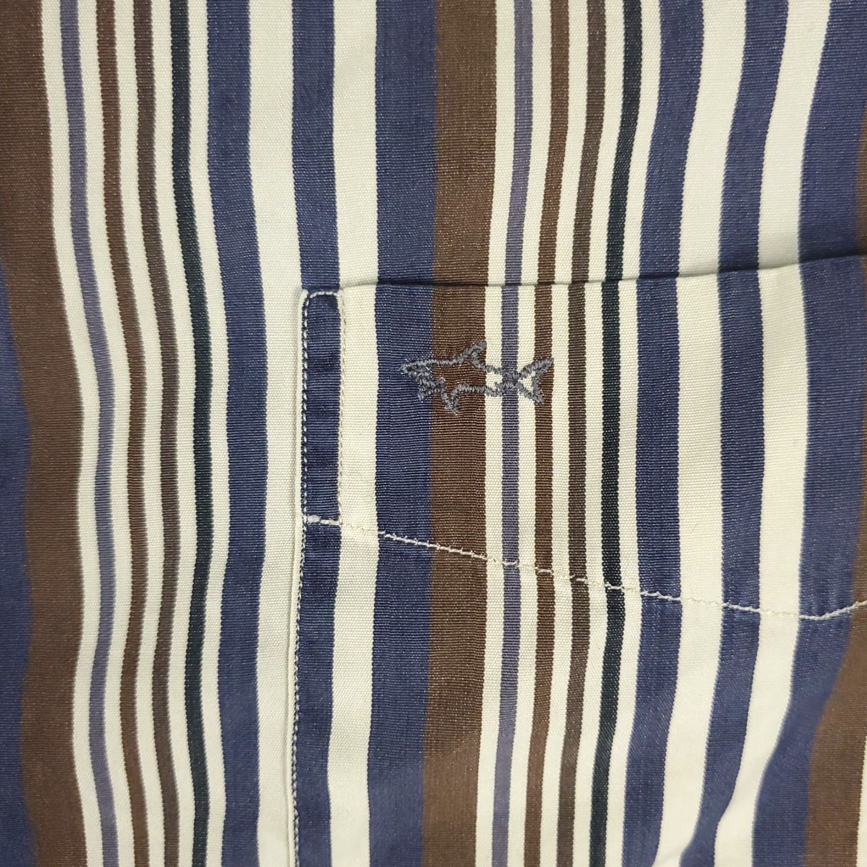 Paul & Shark Paul & Shark Shirt Mens 44 Blue Striped Button-Up Long Sleeve Casual Button-Down Size US XXL / EU 58 / 5 - 2 Thumbnail