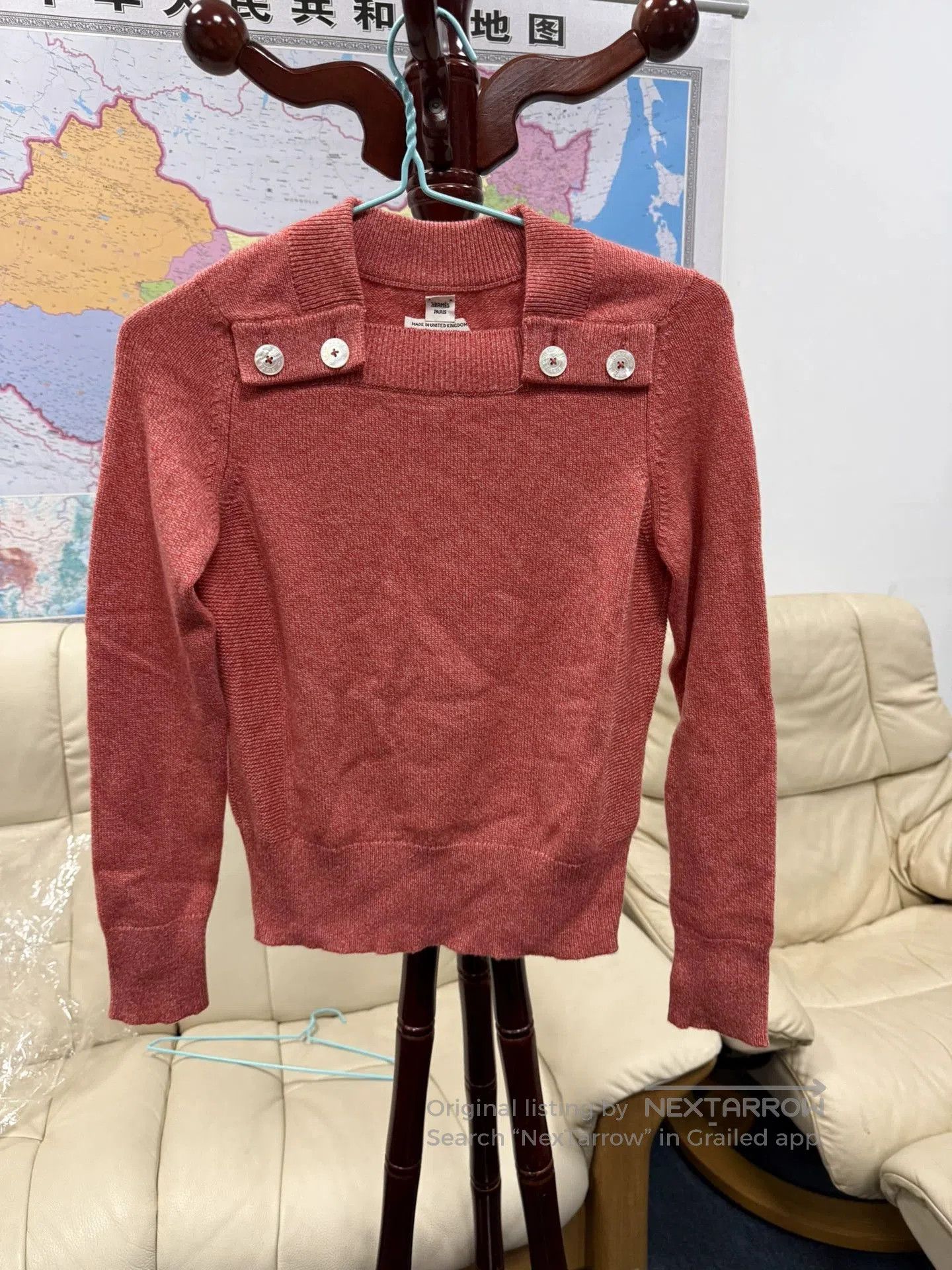 Hermes Hermes Women's Cashmere Sweater 34. Size US S / EU 44-46 / 1 - 1 Thumbnail