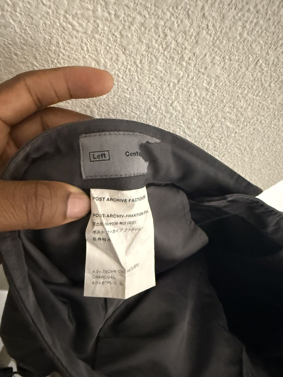 POST ARCHIVE FACTION (PAF) Post Archive Faction 4.1 Left Technical pants Size US 34 / EU 50 - 5 Thumbnail