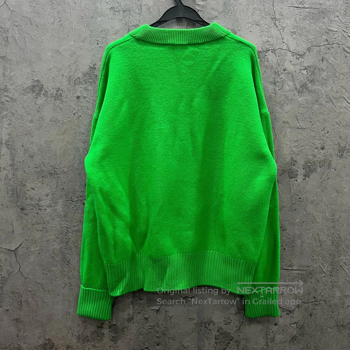 AMI Ami Green classic knit cardigan| Size US M / EU 48-50 / 2 - 5 Thumbnail
