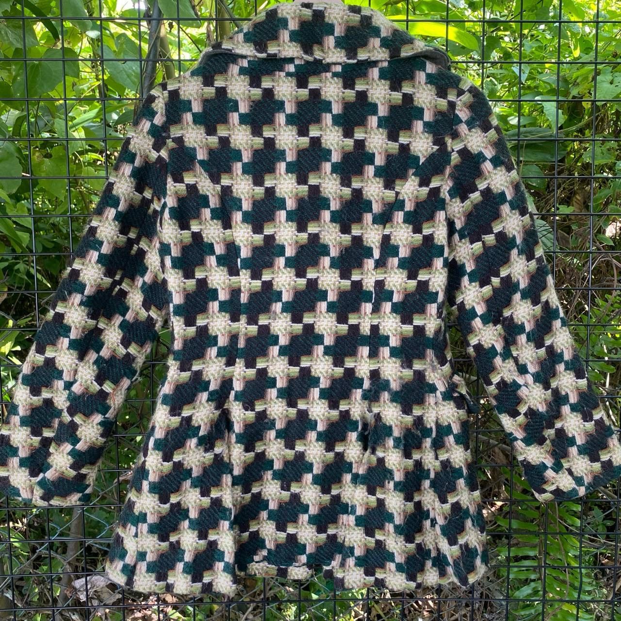 Japanese Brand × Vintage Vintage Japan Tabasa Multicolour Wool Coat Jacket Size M / US 6-8 / IT 42-44 - 9 Thumbnail