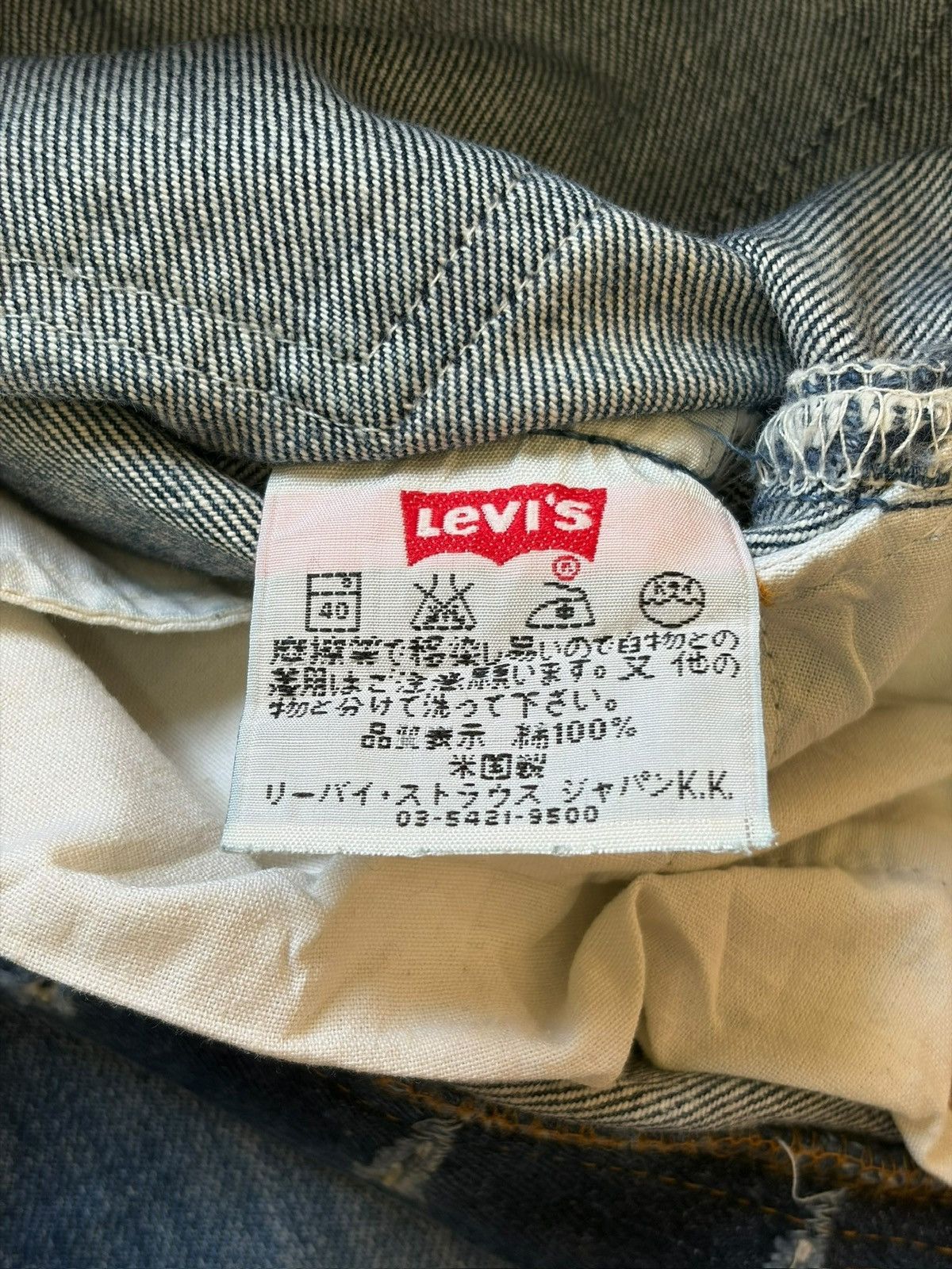 Levi's Vintage 90s Levis 501 Faded Wash Distressed Jeans Size US 26 / EU 42 - 5 Thumbnail