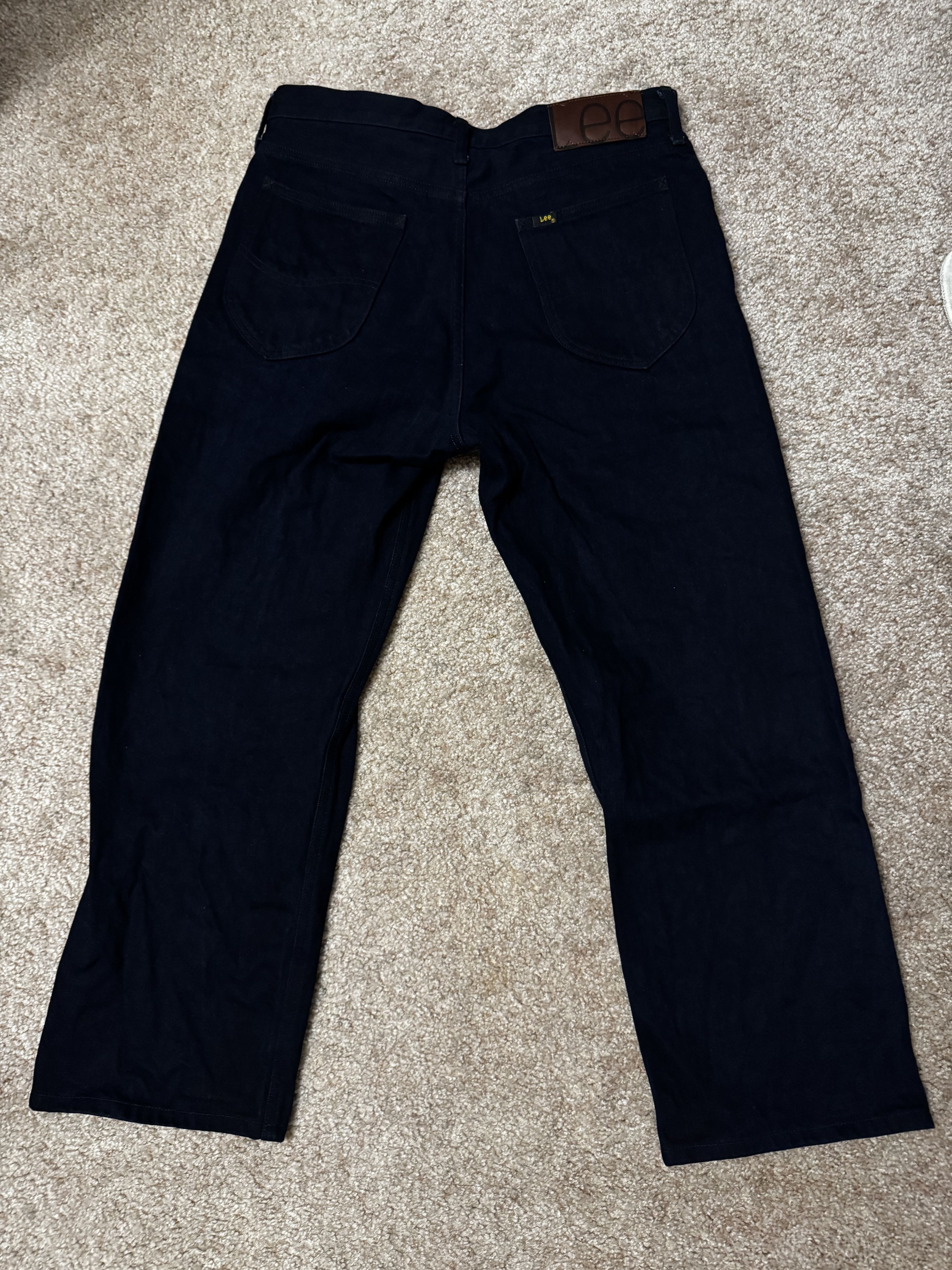 Lee Lee Rider 101 Loose Fit Selvedge Size US 31 - 3 Thumbnail