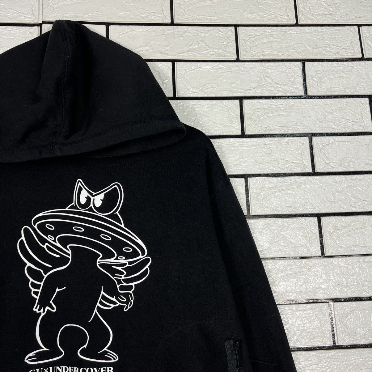 GU × Undercover GU x UNDERCOVER Big Logo Kids Pullover Hoodies #4311-C195 Size US XXS / EU 40 - 5 Thumbnail