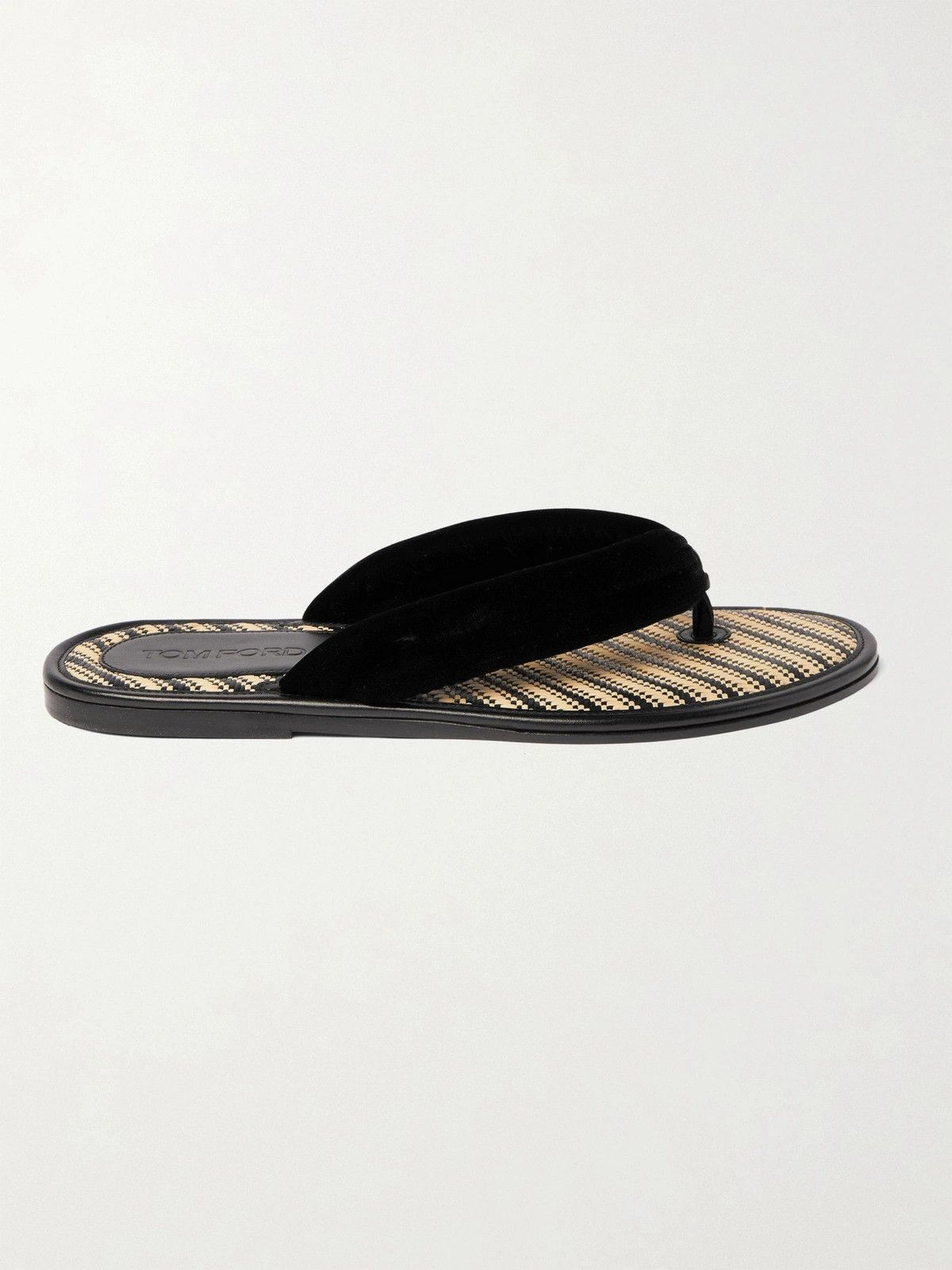 Tom Ford o1y0425 Velvet Slippers in Black Size US 8 / EU 41 - 1 Thumbnail