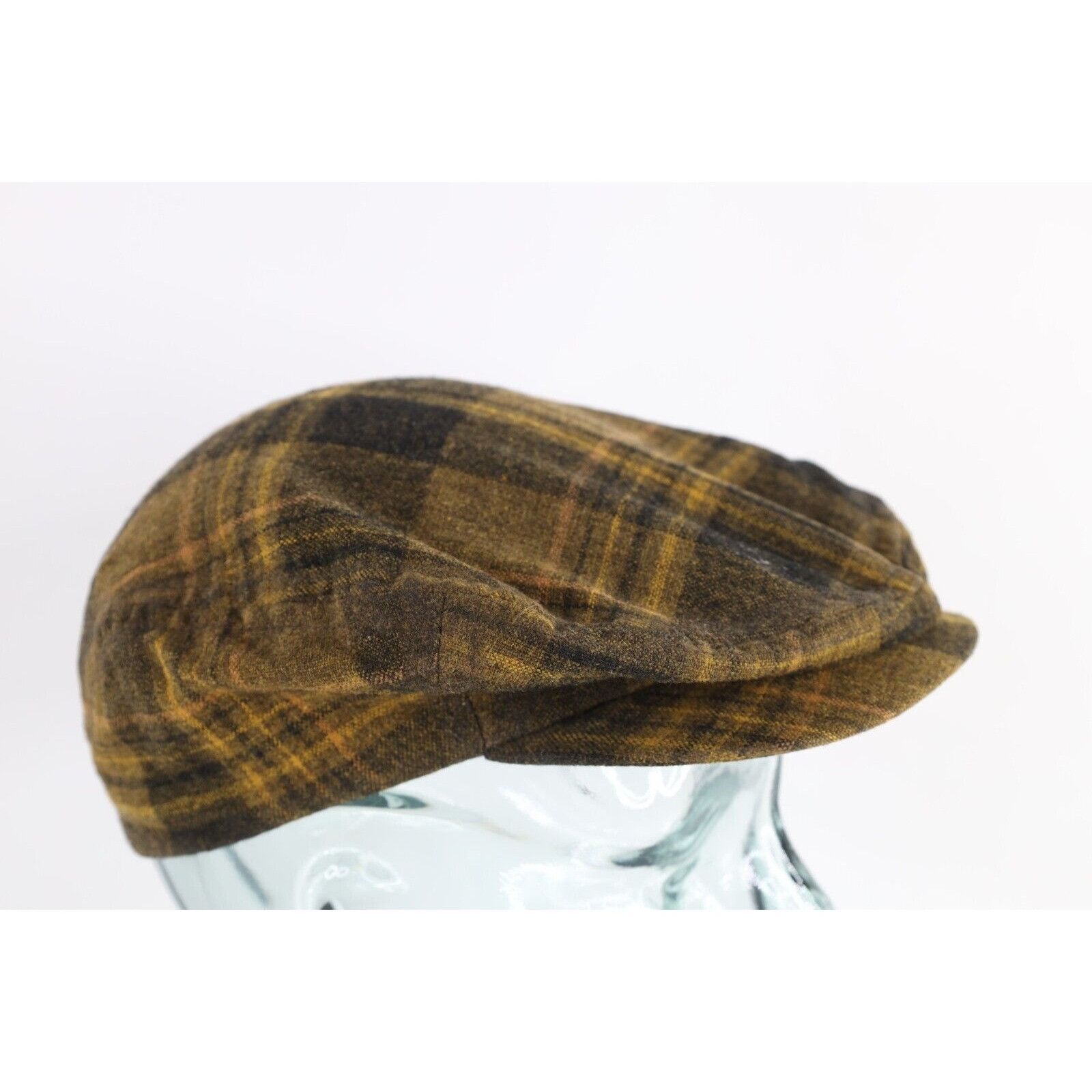 Pendleton × Vintage Vintage 60s Pendleton Distressed Wool Newsboy Cabbie Hat Cap Size ONE SIZE - 3 Thumbnail