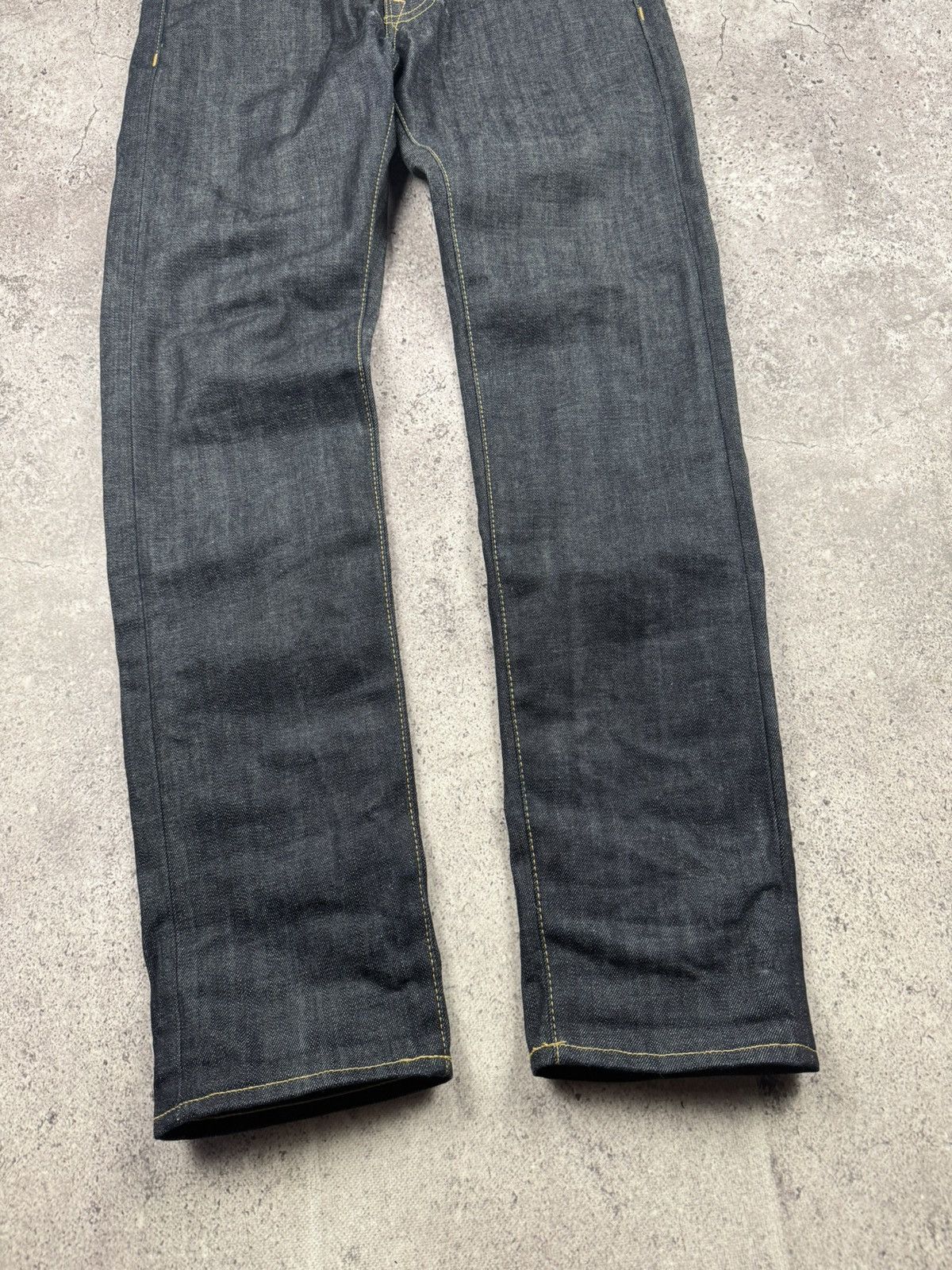 Edwin VINTAGE EDWIN WASHED DISTRESSED BAGGY SELVEDGE JAPANESSE Size US 30 / EU 46 - 2 Thumbnail