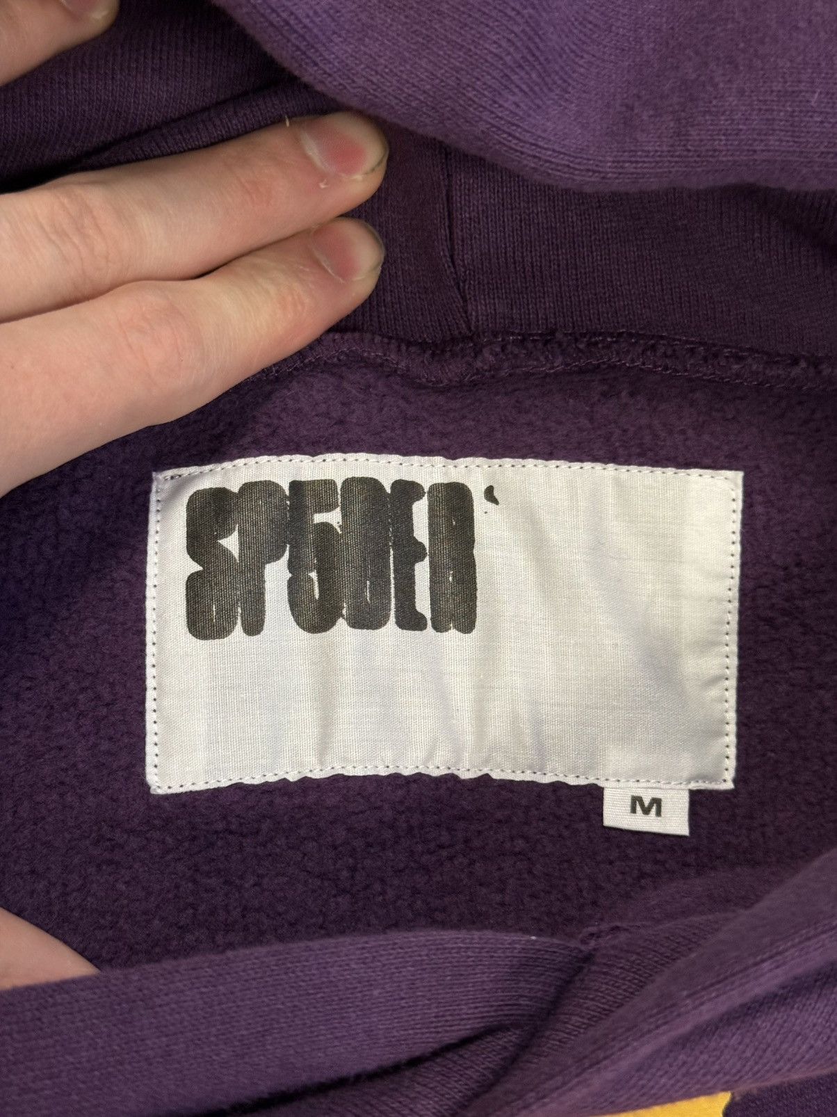 Sp5der Sp5der WorldWide Purple Yellow Hoodie Size M (NEW) Size US M / EU 48-50 / 2 - 5 Thumbnail