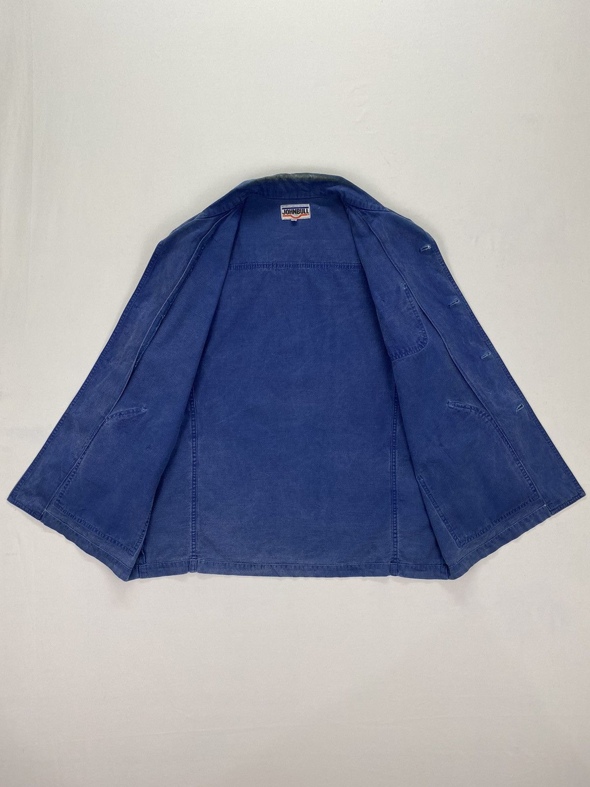 Japanese Brand Vintage Johnbull Dirty Distressed Workwear Jacket Size US M / EU 48-50 / 2 - 7 Thumbnail