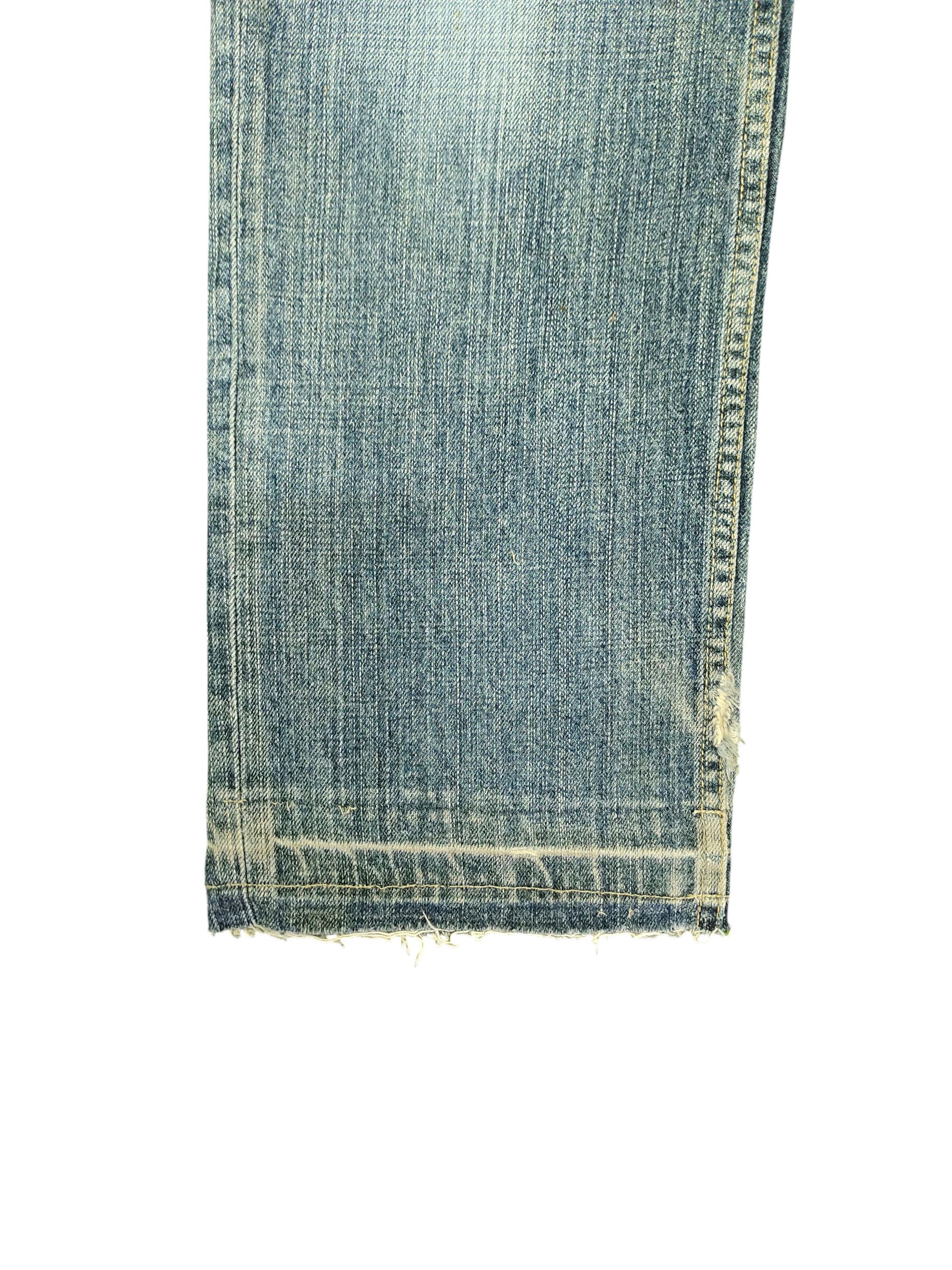 Levi's Vintage Levis 533 Relaxed Distress Faded Denim Jeans Size US 31 - 6 Thumbnail