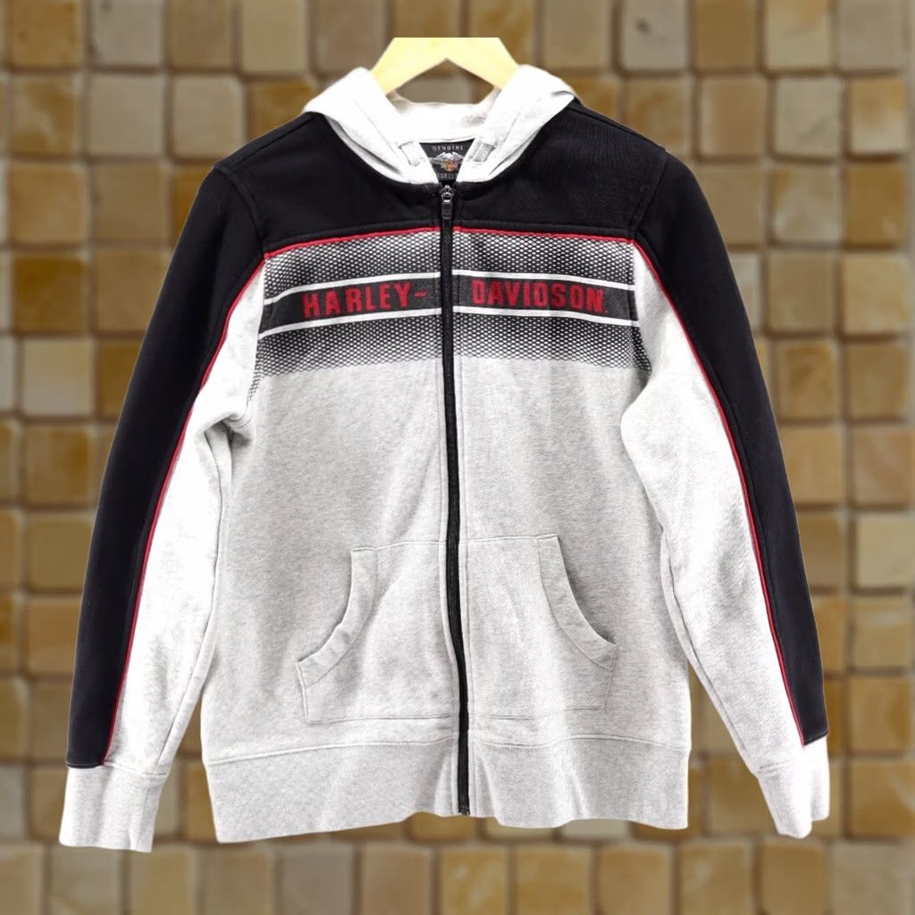 Harley Davidson Harley-Davidson Women's Hoodie Shirt Full Zip Size L / US 10 / IT 46 - 1 Thumbnail