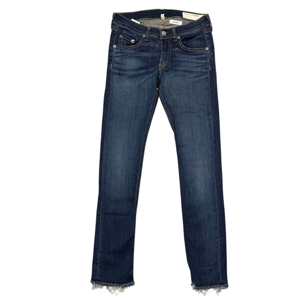 Rag & Bone Rag & Bone Mid-Rise Slim Fit Capri Jeans In Orson Size 25 Size 25" / US 0 / IT 36 - 2 Thumbnail