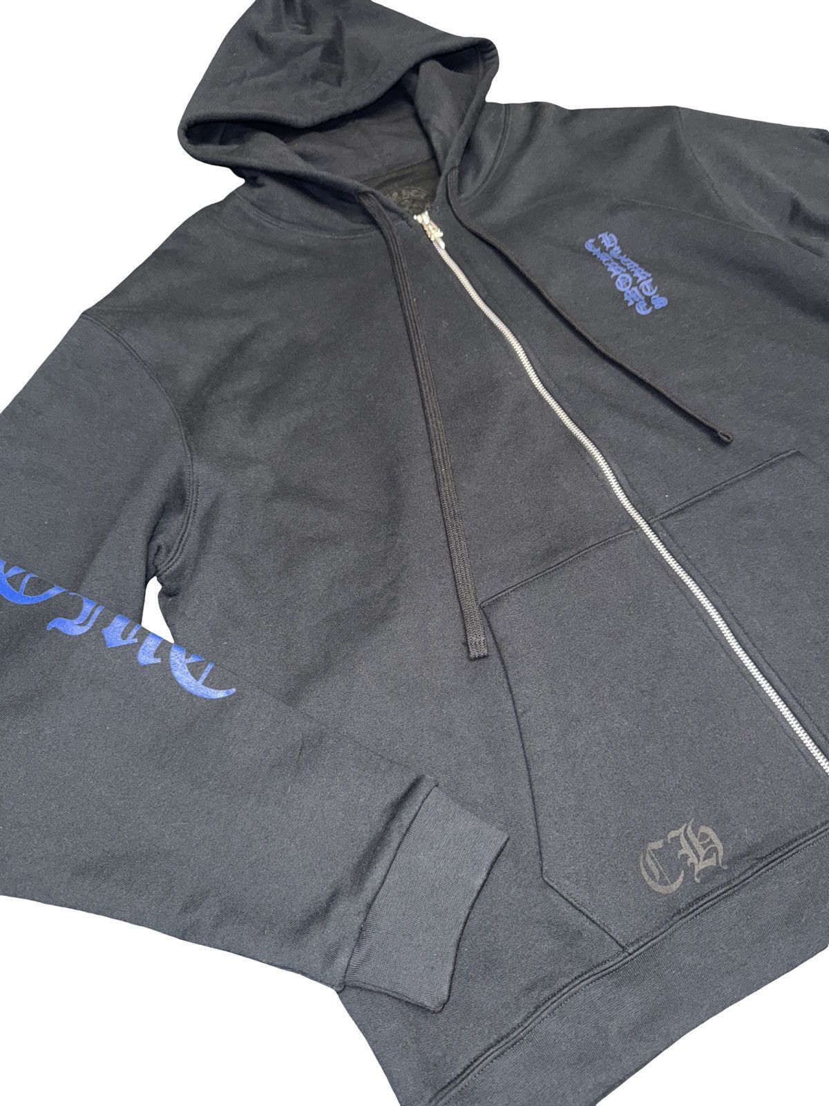 Chrome Hearts Chrome Hearts Thermal Zip Dagger Hoodie (Black/Blue) Size US L / EU 52-54 / 3 - 2 Thumbnail