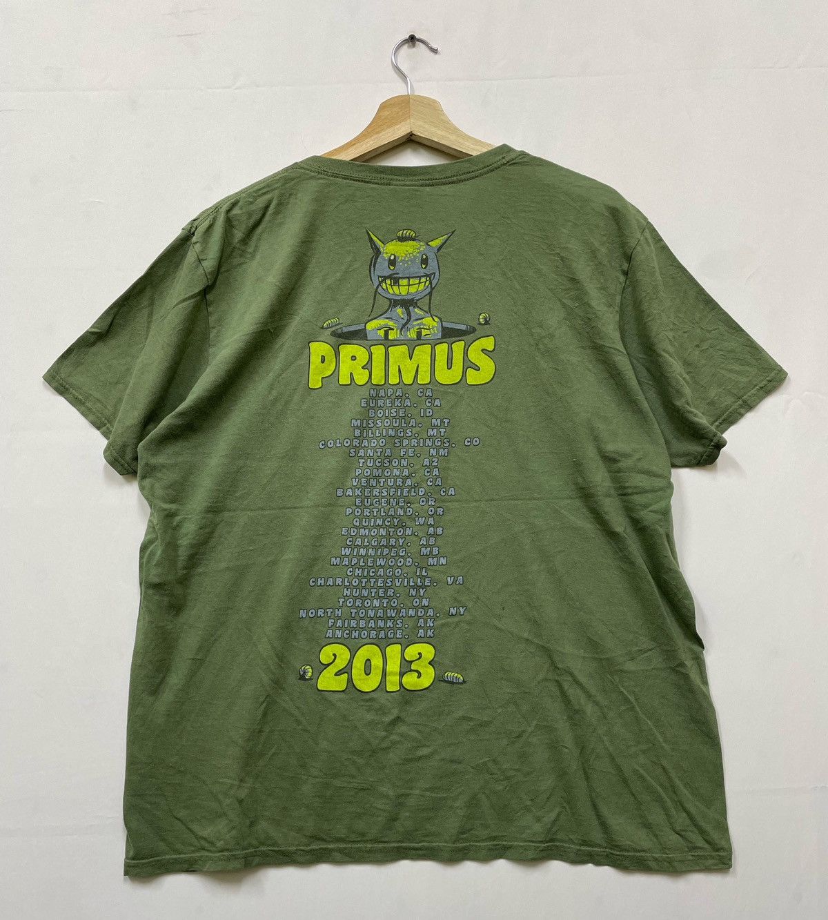 Band Tees PRIMUS BAND 2013 TOUR TEE Size US L / EU 52-54 / 3 - 5 Thumbnail