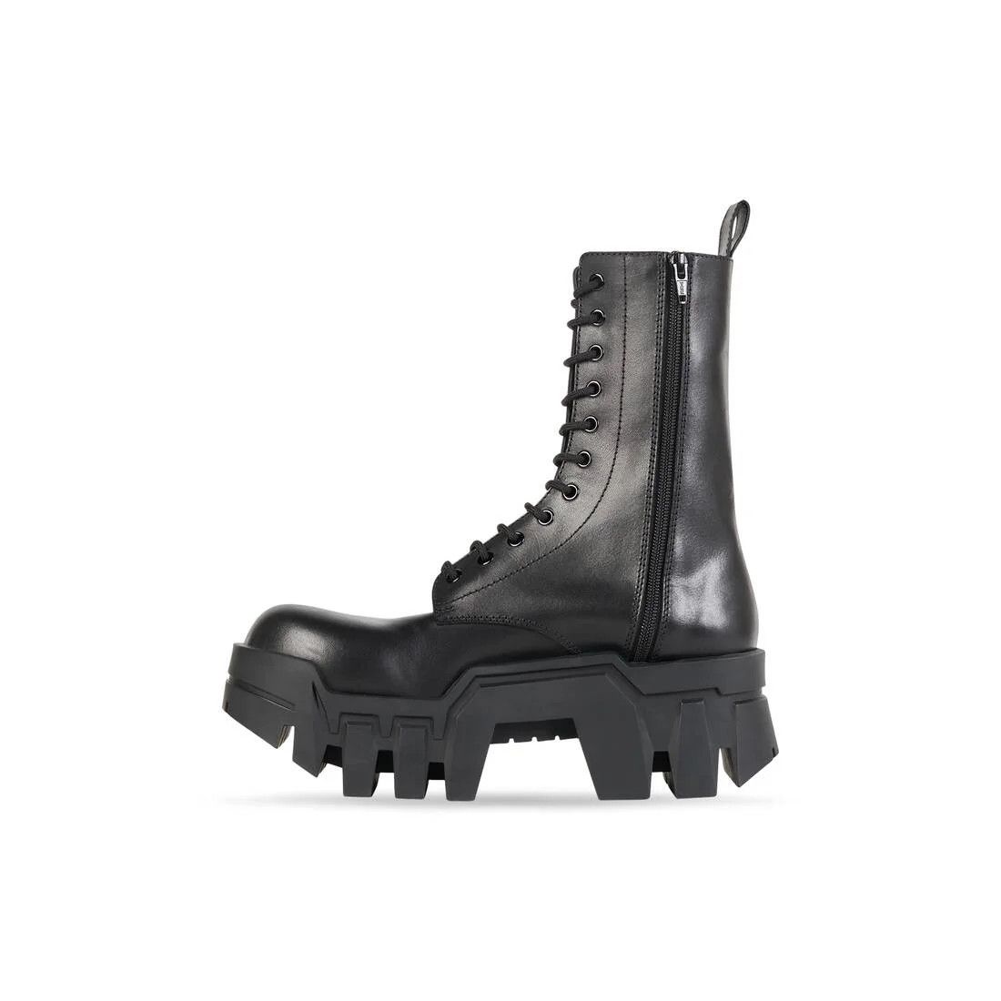 Balenciaga o1bcso1str0126 Bulldozer Lace-Up Boots in Black Size US 9 / IT 39 - 3 Thumbnail