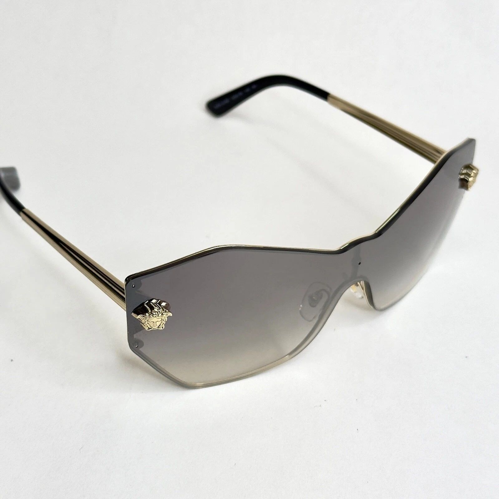 Versace VERSACE GLAM Stud Medusa Head 2182 Gray VE2182 Sunglasses Size ONE SIZE - 5 Thumbnail