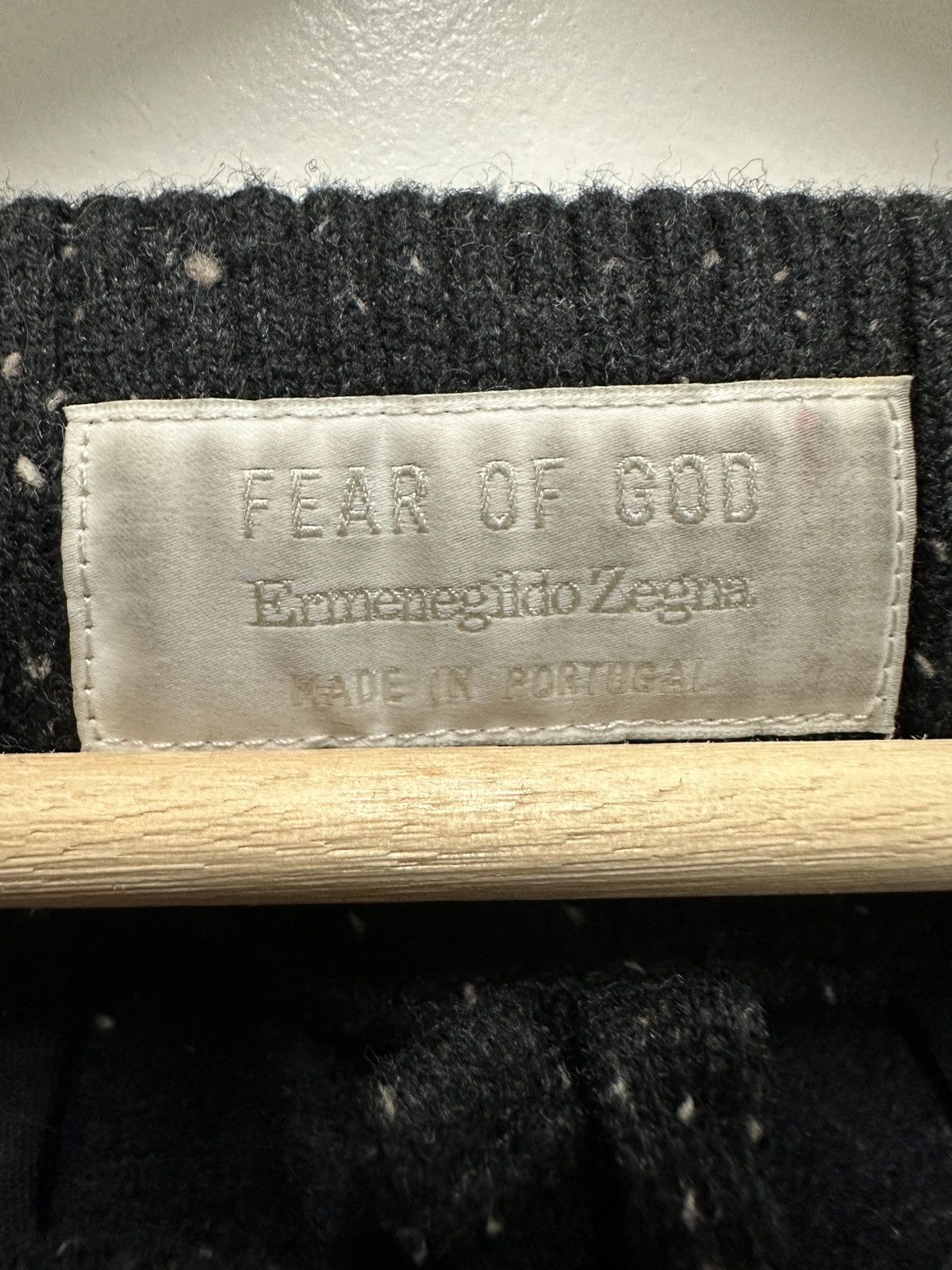 Ermenegildo Zegna × Fear of God Fear Of God X Zegna Black Mélange Wool-felt Sweatpants Size US 32 / EU 48 - 3 Thumbnail
