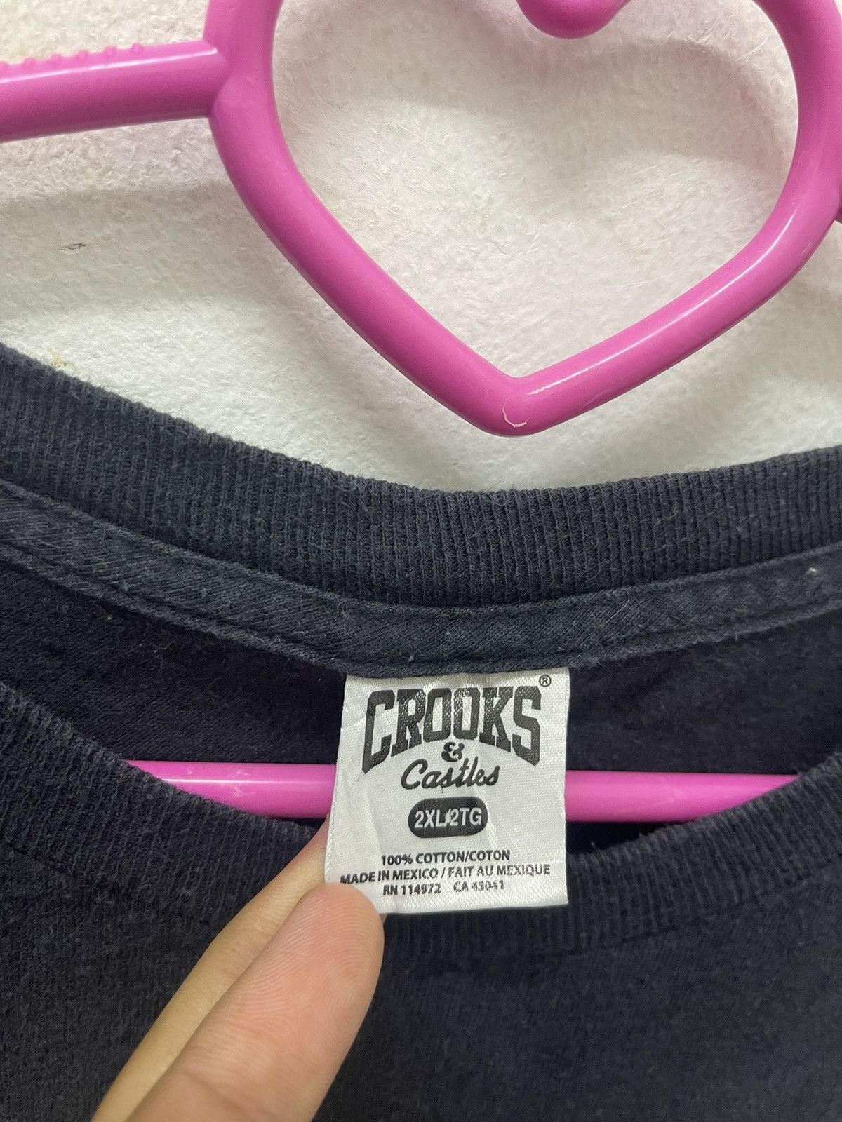 Crooks & Castles Rare Vintage CROOKS AND CASTLES Rap Hip Hop Size US XXL / EU 58 / 5 - 4 Thumbnail