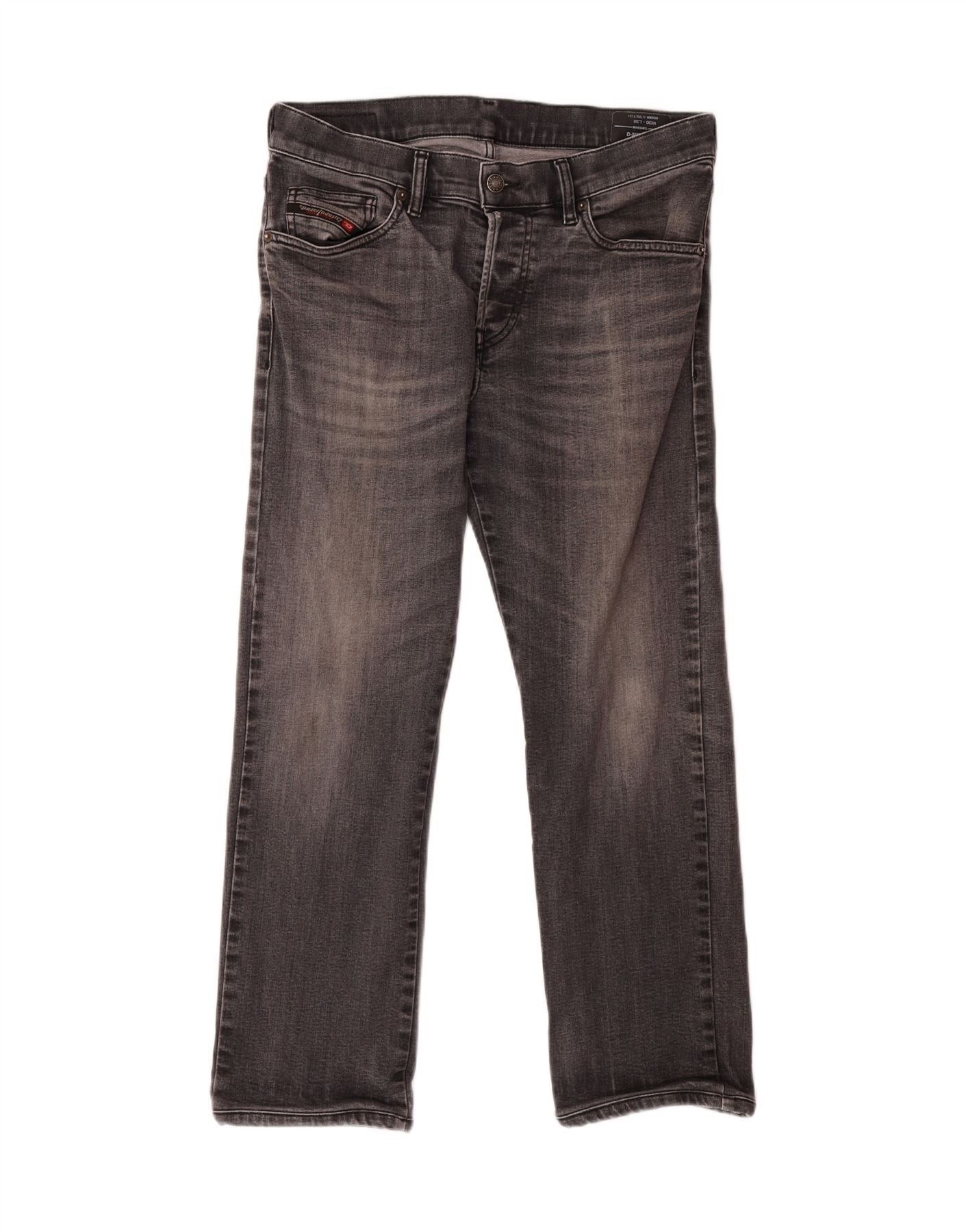 Diesel Womens D-Mihtry Straight Jeans W30 L26 Grey Cotton Size 42" / US 20 - 1 Thumbnail