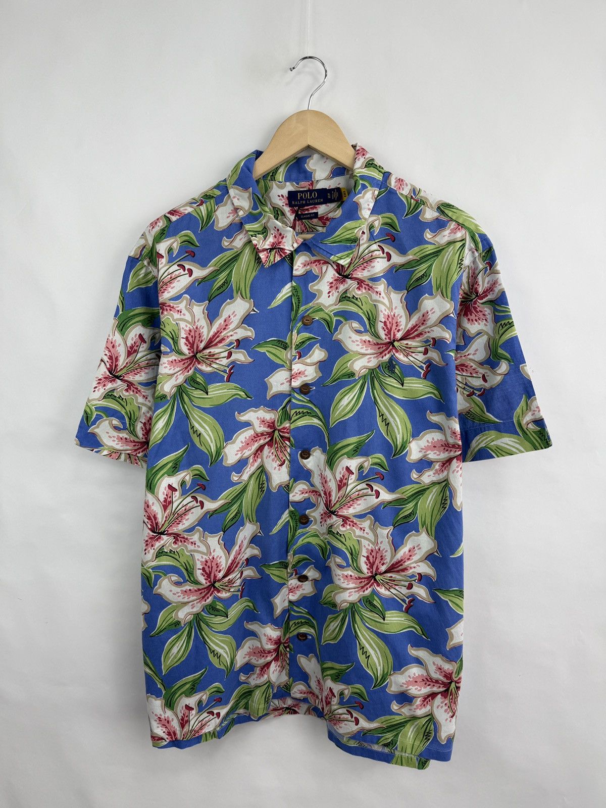 Polo Ralph Lauren 🇺🇸 Polo Ralph Lauren Floral Hawaiian Classic Fit Shirt Y2K Size US XL / EU 56 / 4 - 4 Thumbnail