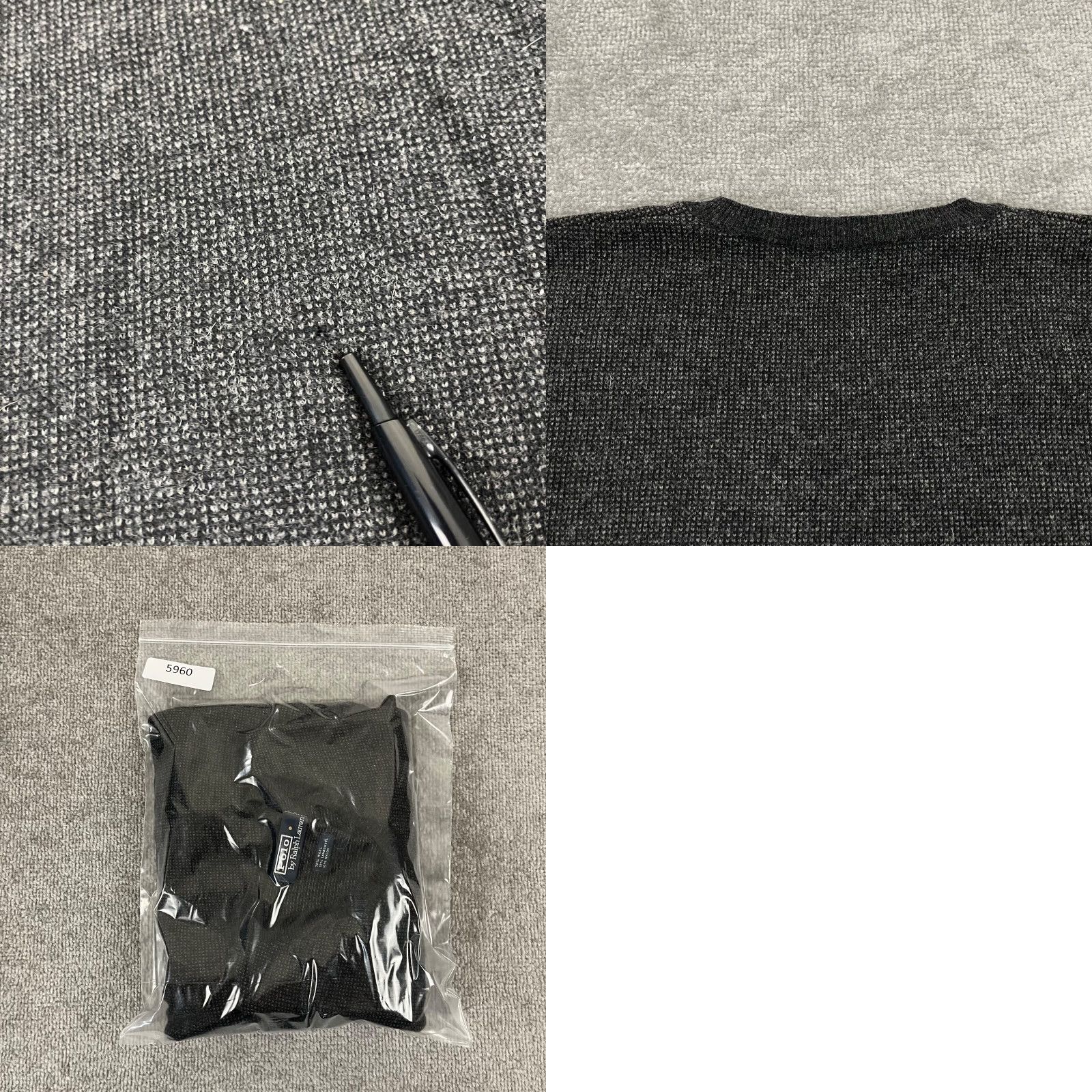 Polo Ralph Lauren Polo Ralph Lauren Sweater Mens L Gray Lambswool Blend V-Neck Pullover Light Size US L / EU 52-54 / 3 - 8 Thumbnail