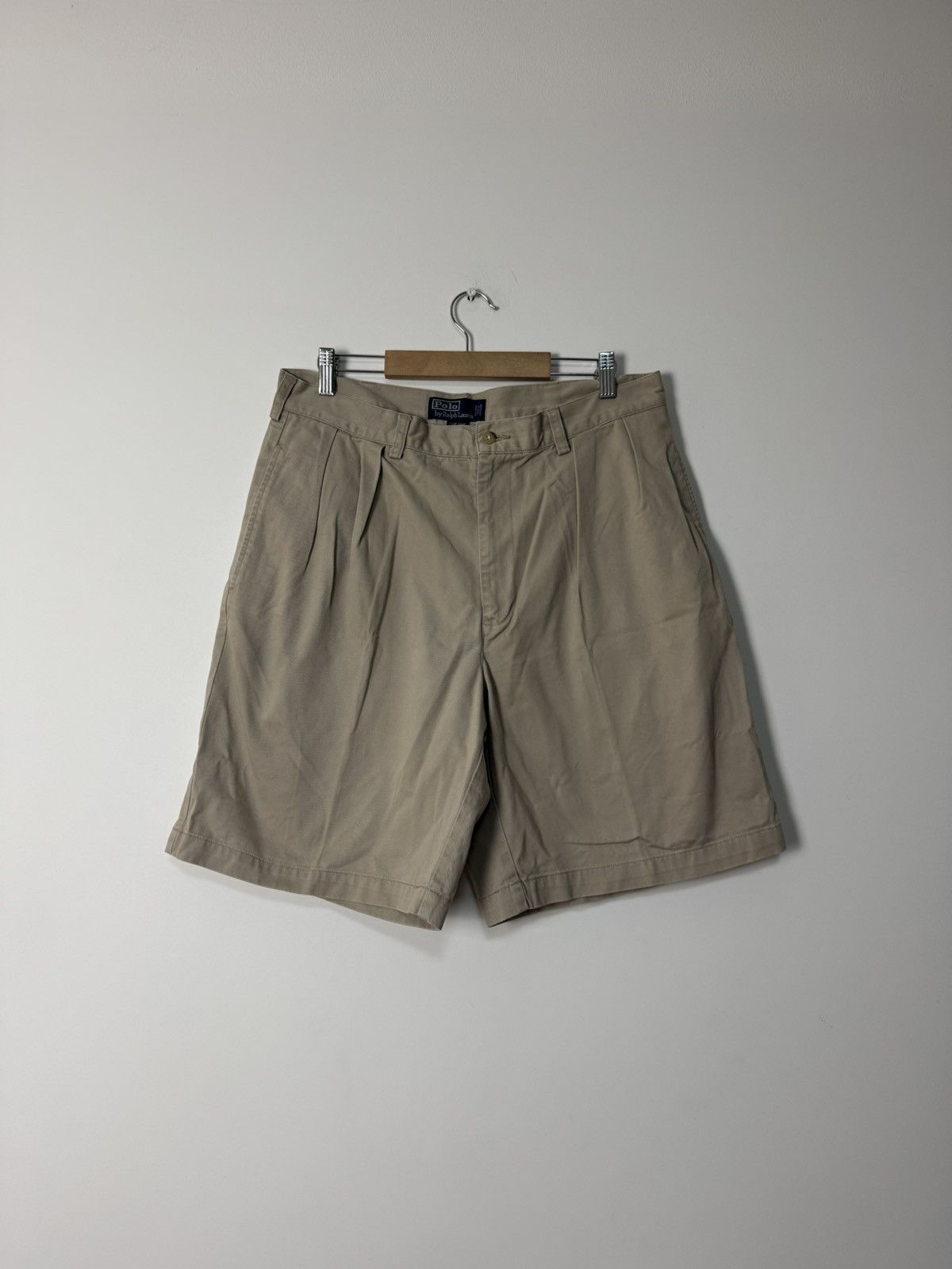 Polo Ralph Lauren Vintage Polo Ralph Lauren shorts Beige Streetwear style Size US 34 / EU 50 - 1 Thumbnail