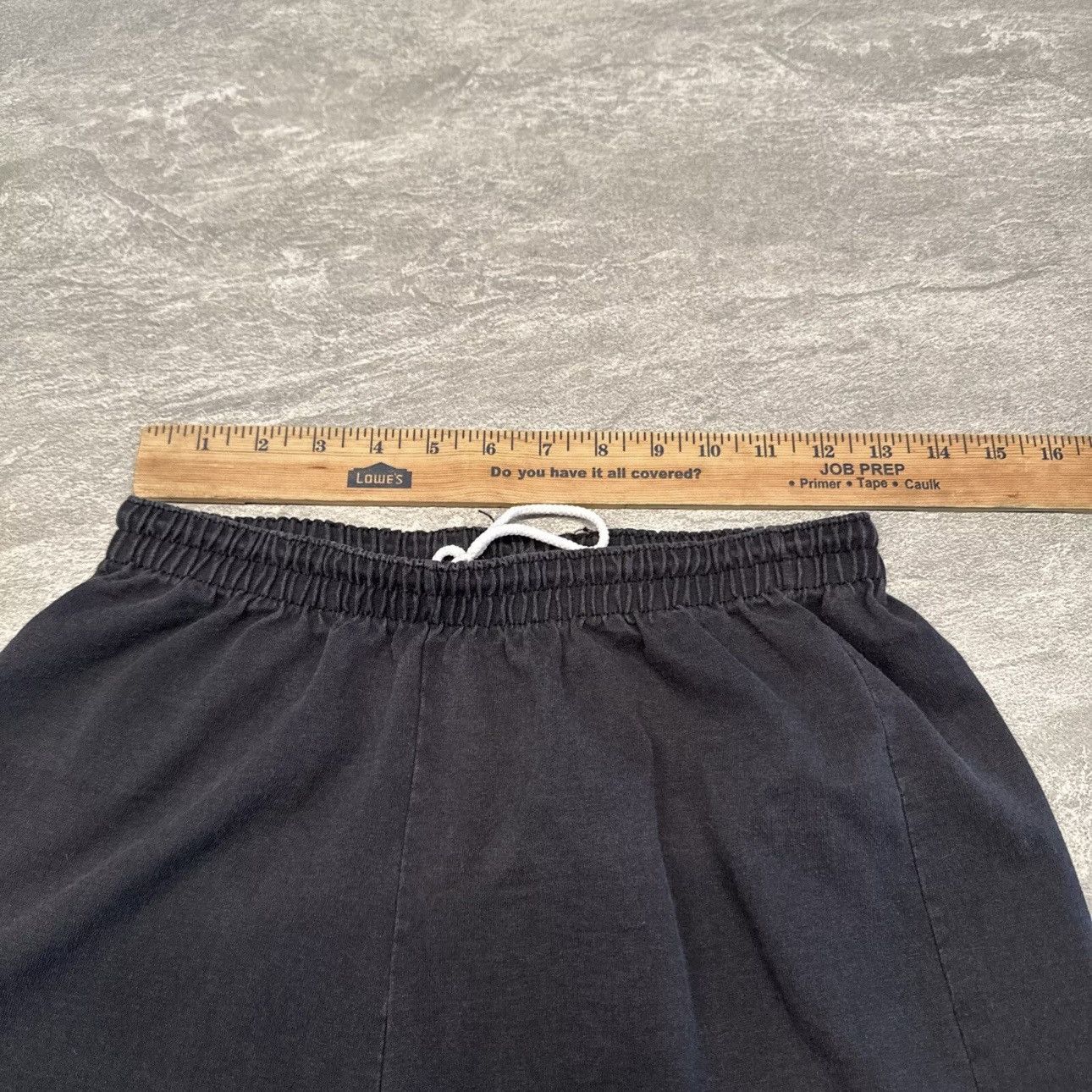 NBA × Vintage Vintage 90s Kansas Jayhawks Sweat Shorts Cotton Basketball Size US 34 / EU 50 - 7 Thumbnail