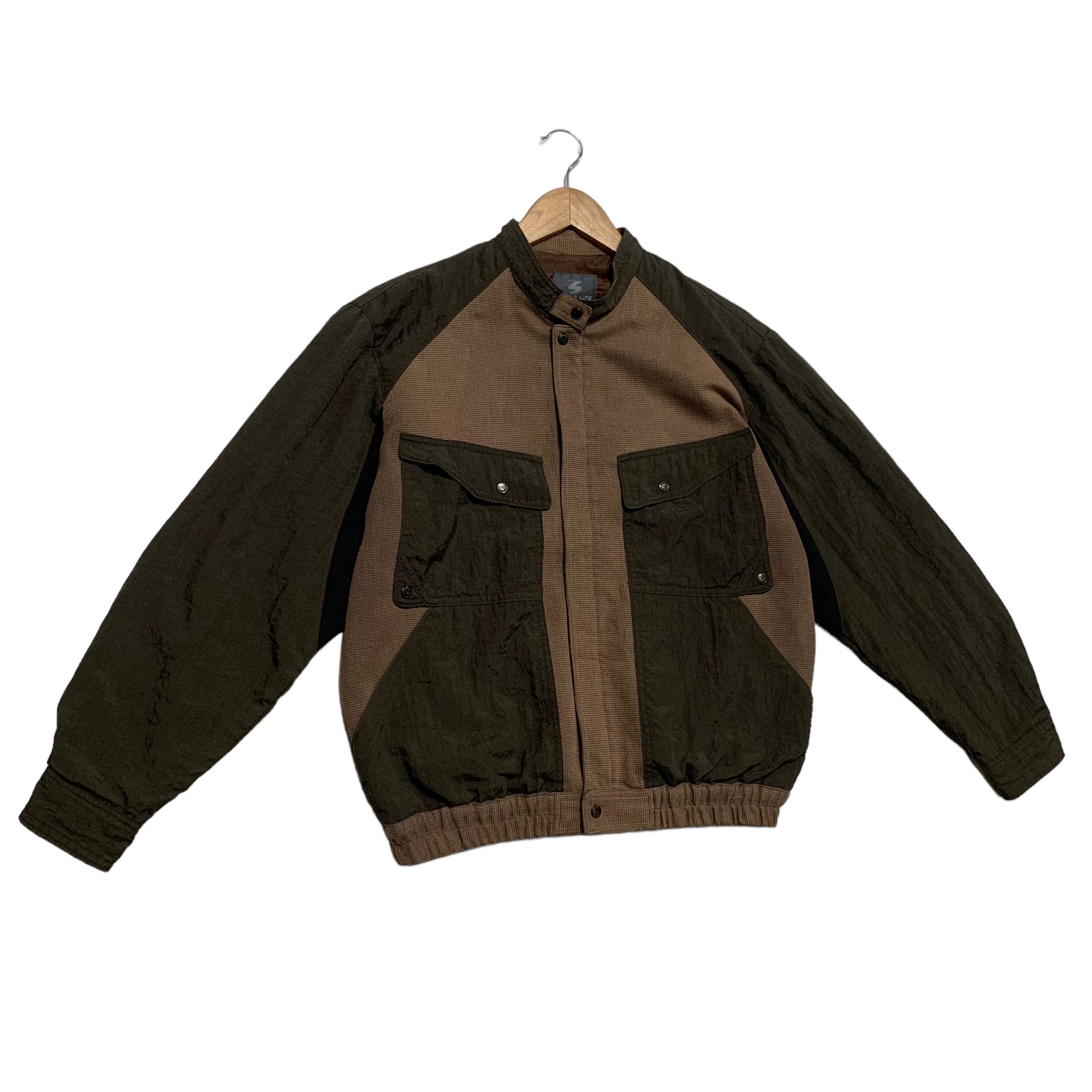 Japanese Brand Japanese Brand Simple Life Color Block Jacket Size US L / EU 52-54 / 3 - 3 Thumbnail