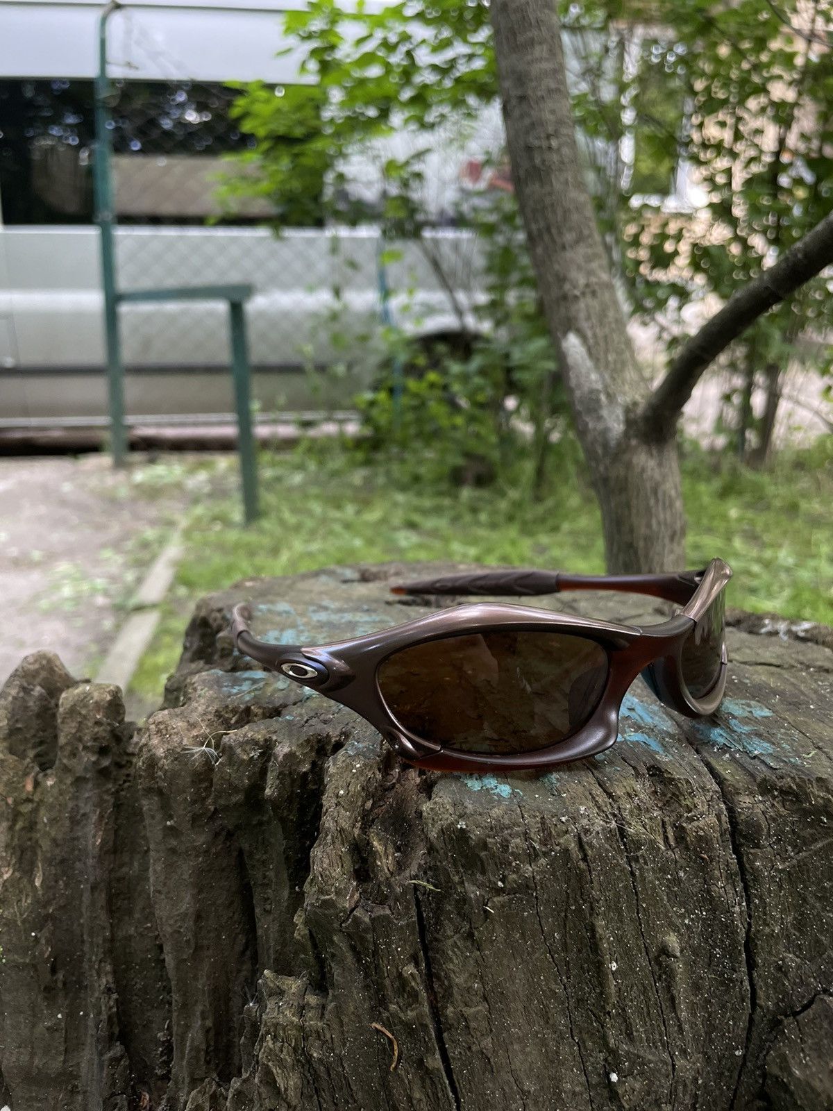 image of Oakley Sunglasses Vintage Splice in Brown, Men's