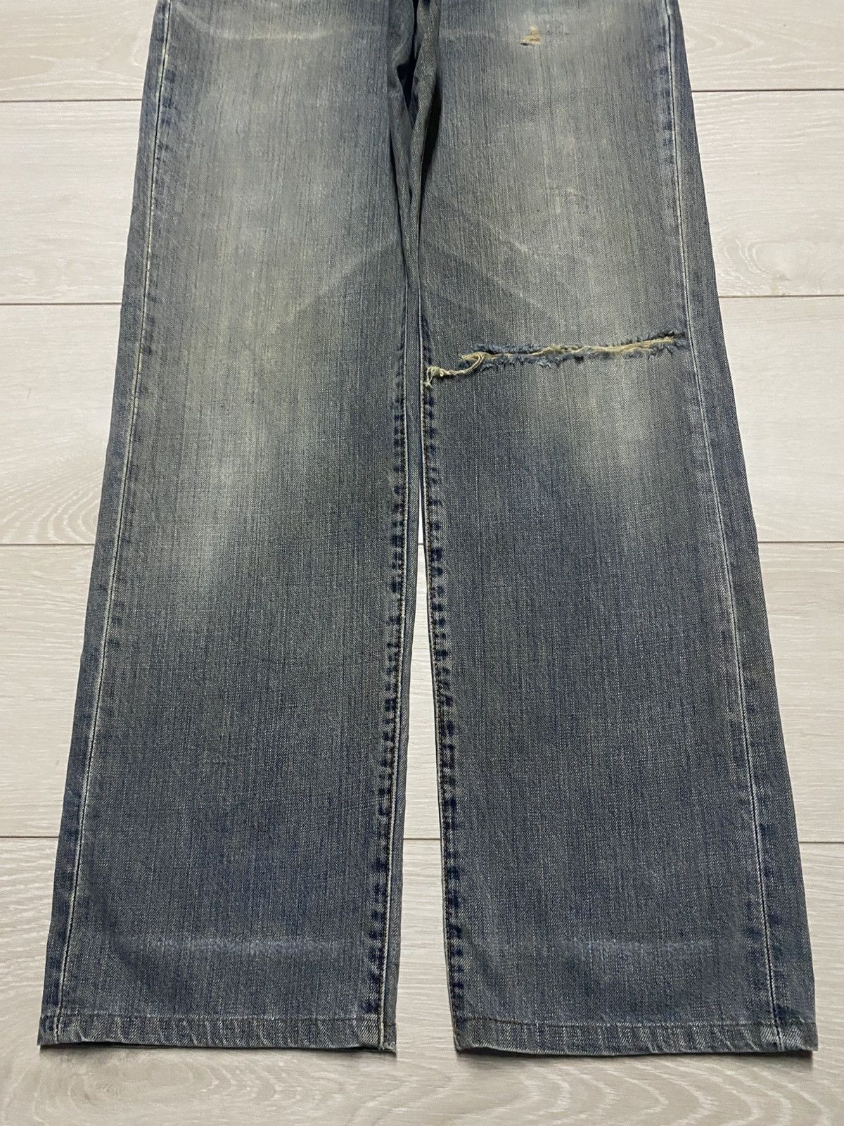 Wrangler Wrangler authentic Western Geams Faded Distressed Loose Jean Size US 30 / EU 46 - 5 Thumbnail
