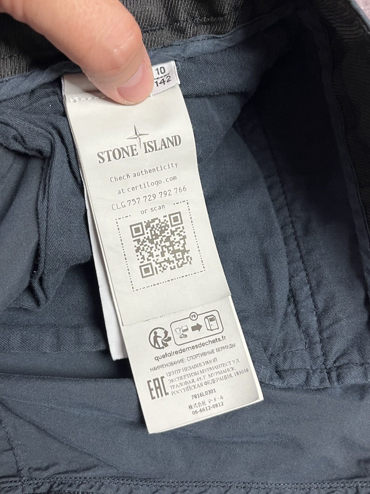 Stone Island Stone Island Junior A10 Garment Dyed Bermuda Cargo Shorts Size US 26 / EU 42 - 10 Thumbnail