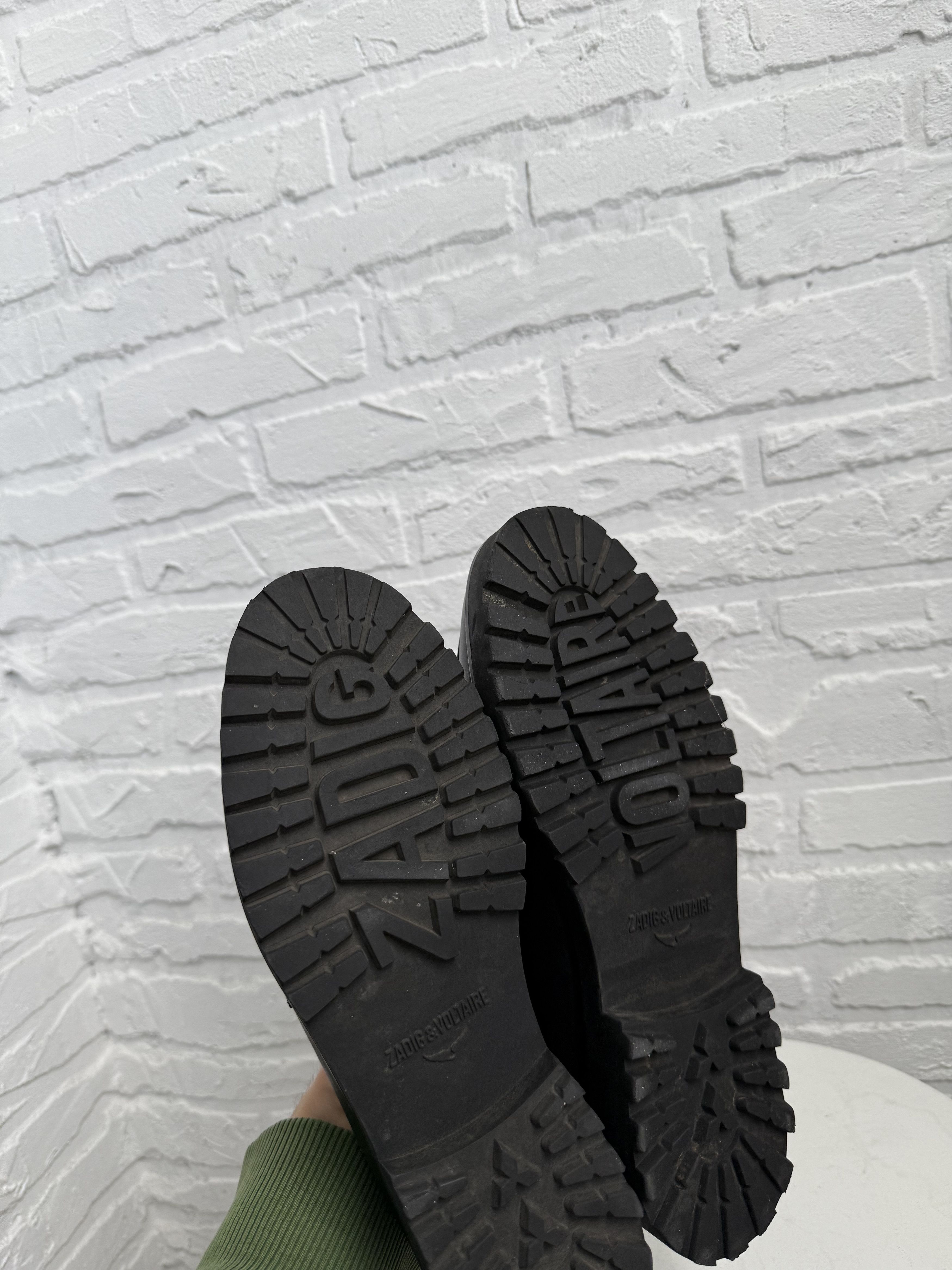 Zadig & Voltaire Zadig & Voltaire Joecassin Loafers Wing Charm Chunky Size US 8 / EU 41 - 9 Thumbnail