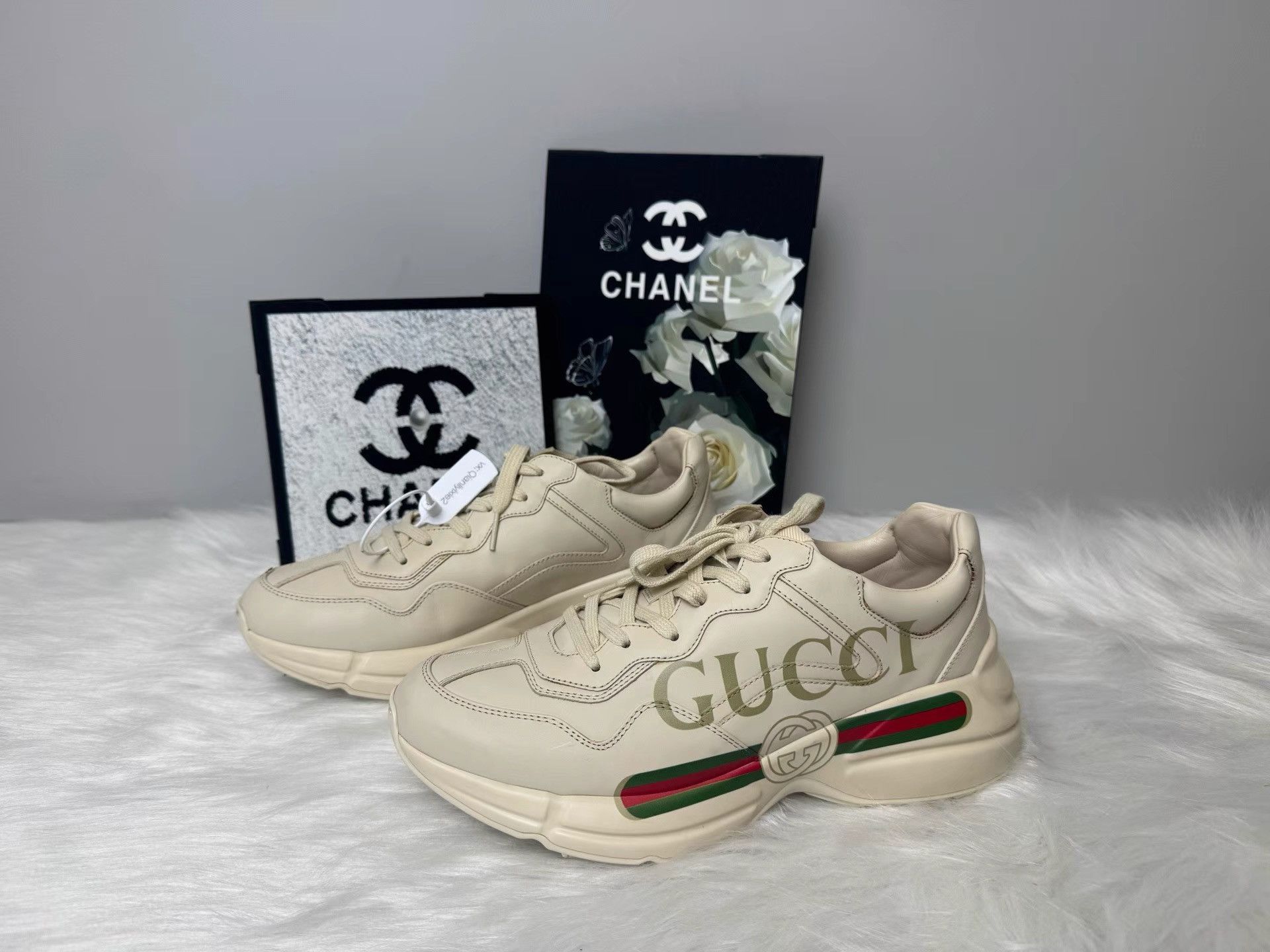 Gucci Gucci Rhyton Belt Dad Sneakers K36 Size US 9 / EU 42 - 1 Thumbnail