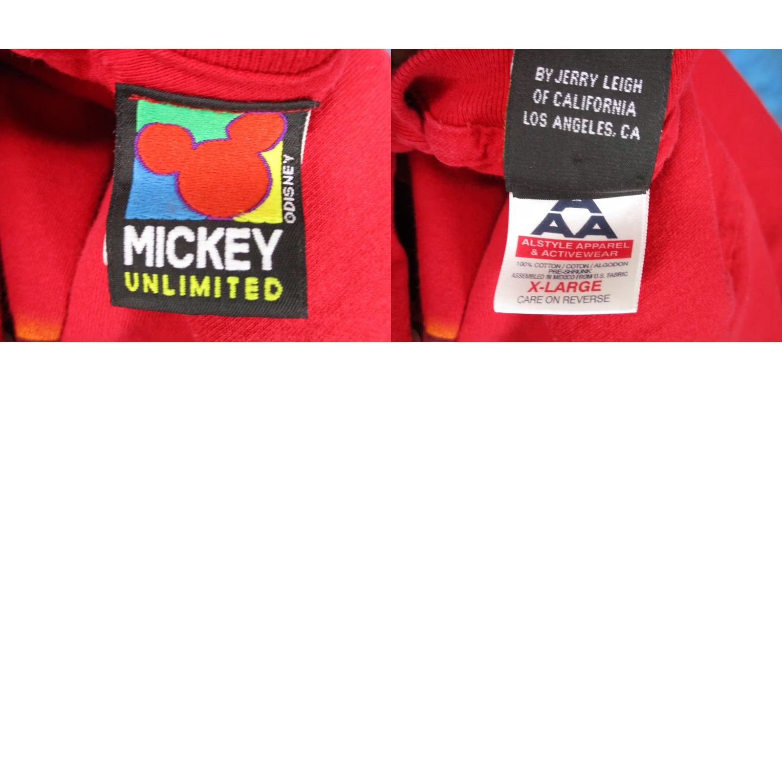 Disney VINTAGE MICKEY MOUSE T-Shirt XL Walt Disney surf beach soft 90s CARTOON Men Size US XL / EU 56 / 4 - 8 Thumbnail
